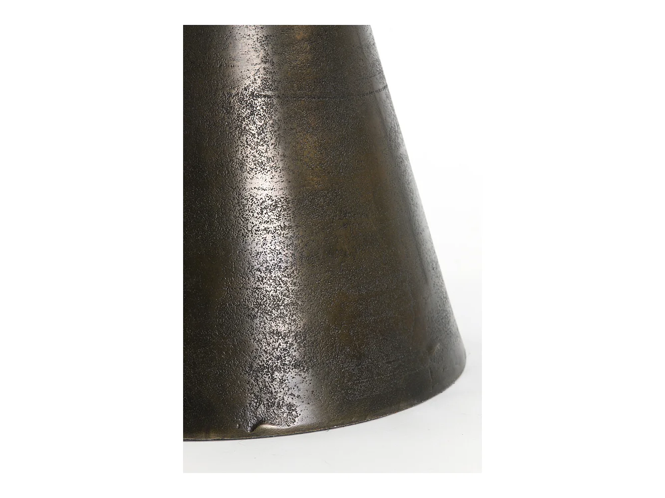 Table d'appoint PASJA - Ø39,5x53cm - Bronze