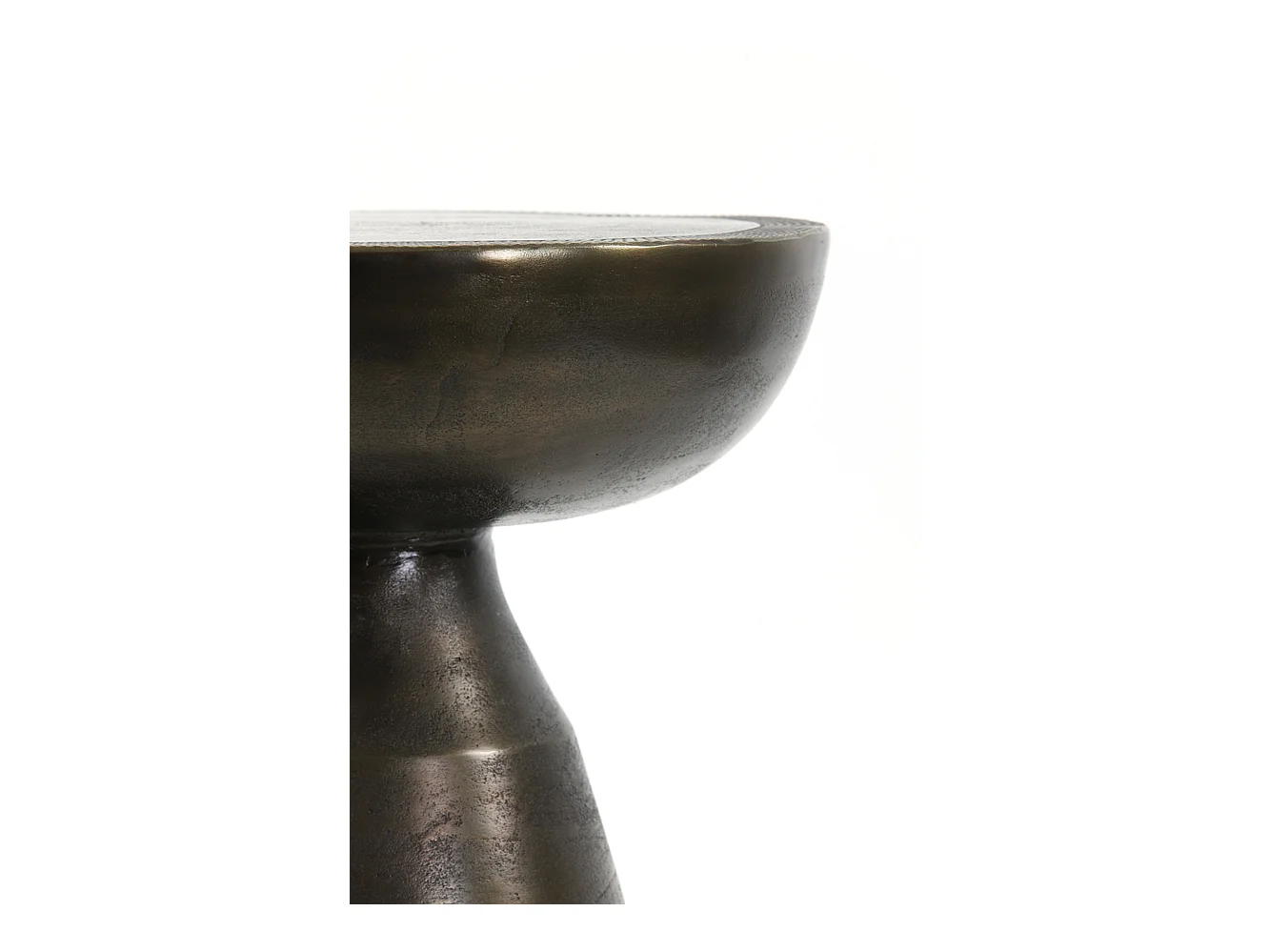 Table d'appoint PASJA - Ø39,5x53cm - Bronze