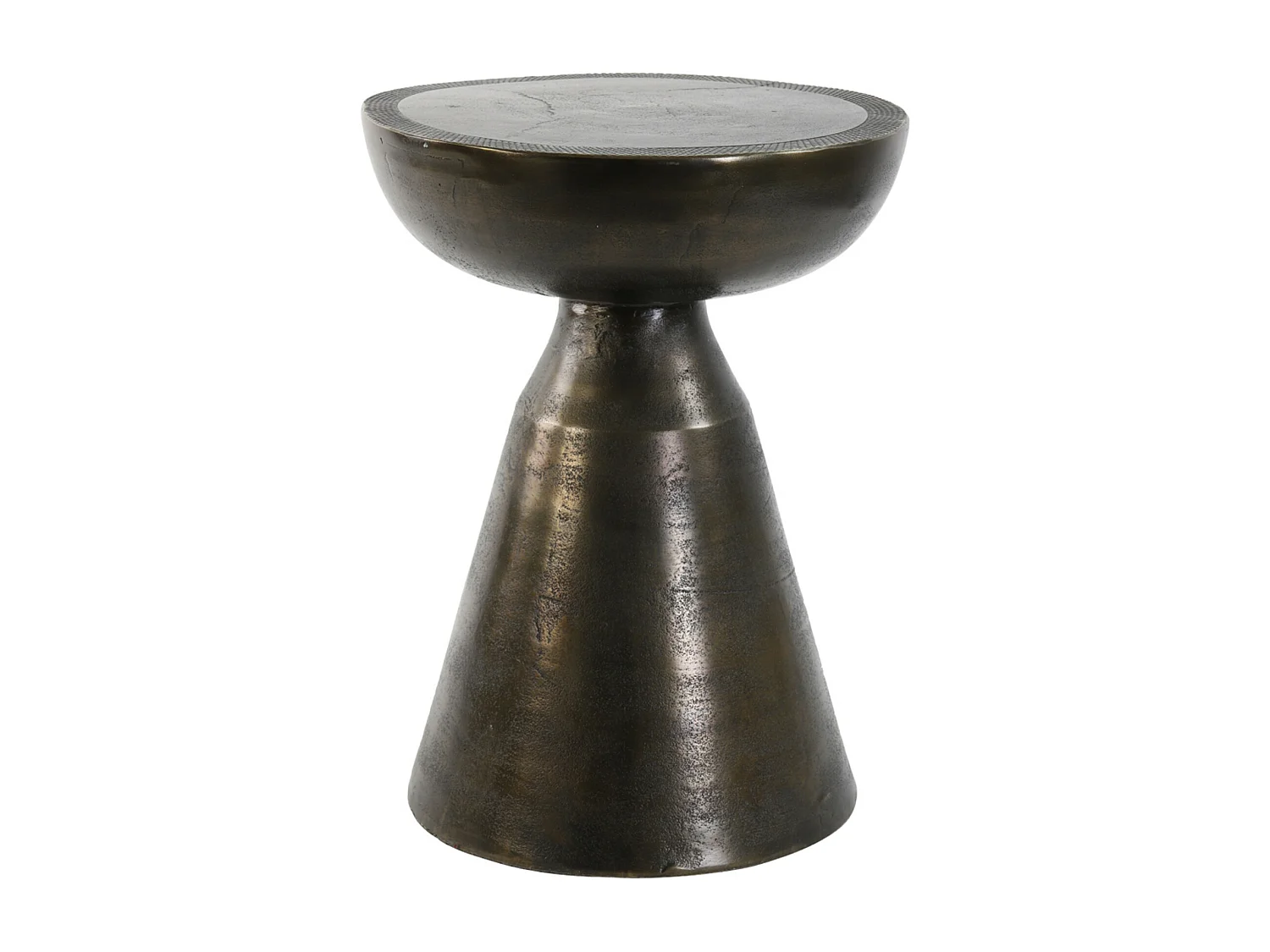 Table d'appoint PASJA - Ø39,5x53cm - Bronze