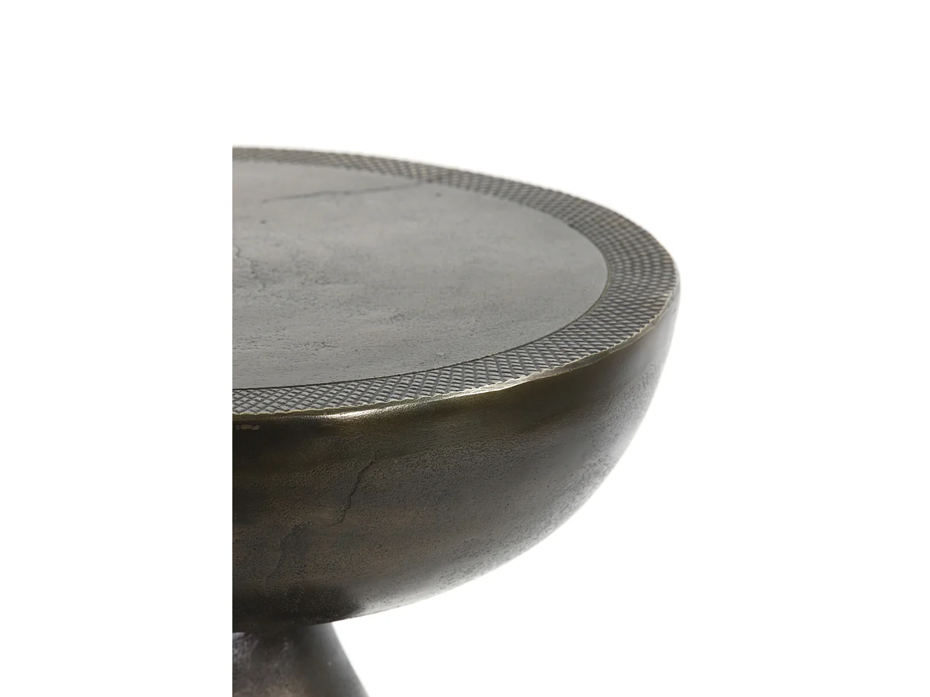 Table d'appoint PASJA - Ø39,5x53cm - Bronze