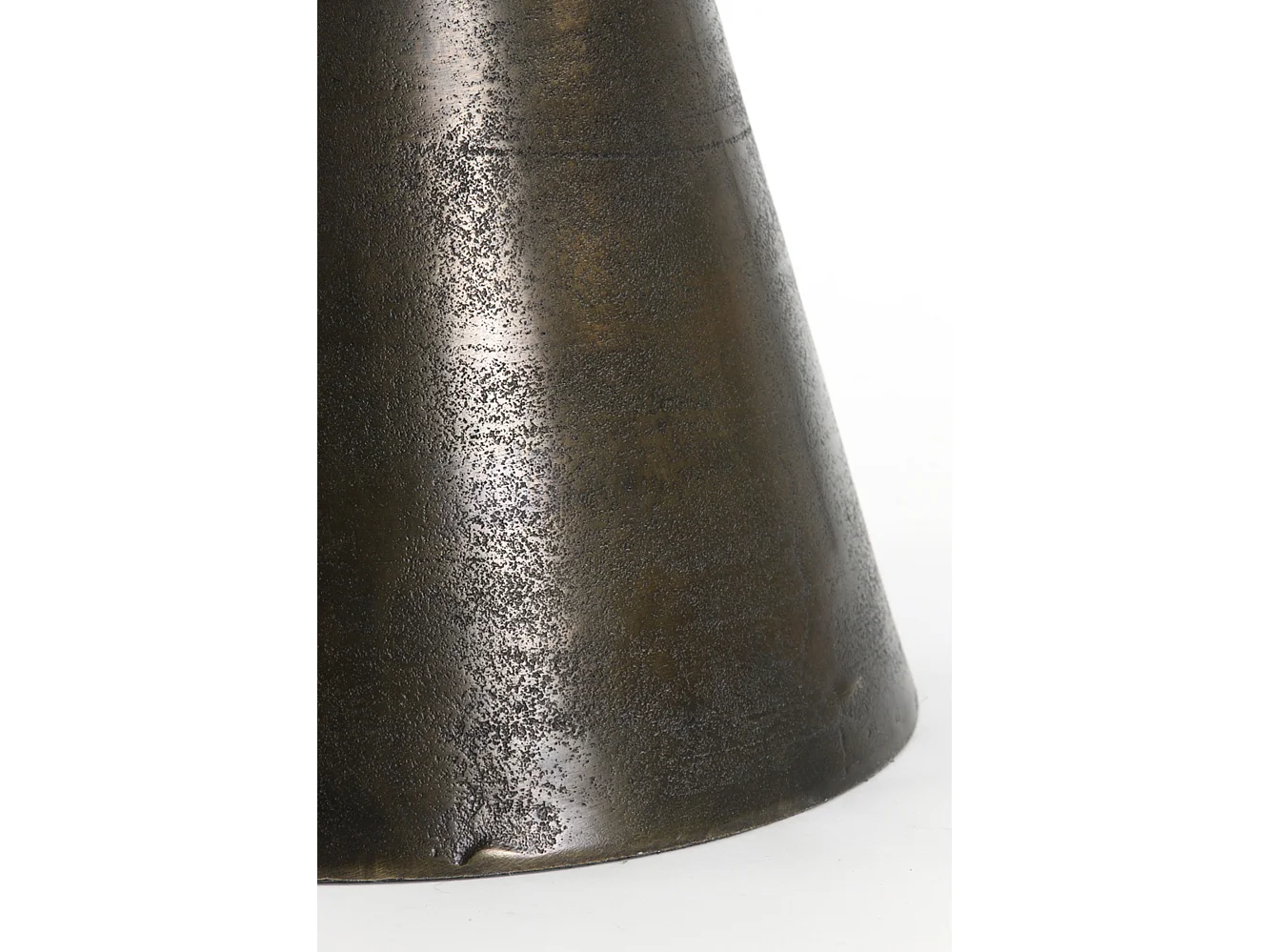 Table d'appoint PASJA - Ø39,5x53cm - Bronze