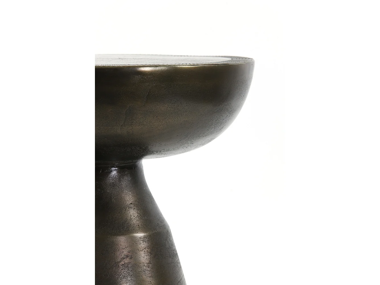 Table d'appoint PASJA - Ø39,5x53cm - Bronze