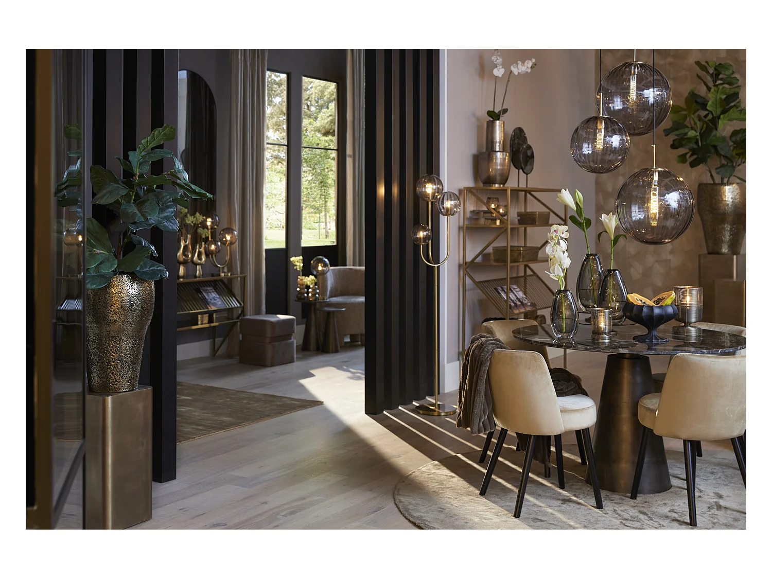 Colonne ALURIO - Ø35,5x100cm - Bronze