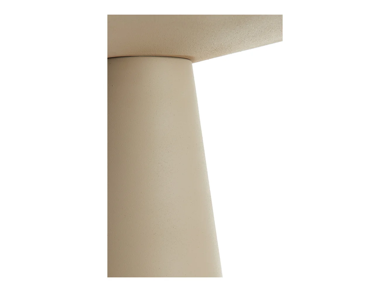 Table d'appoint ABALA - Ø28x53cm - Marron