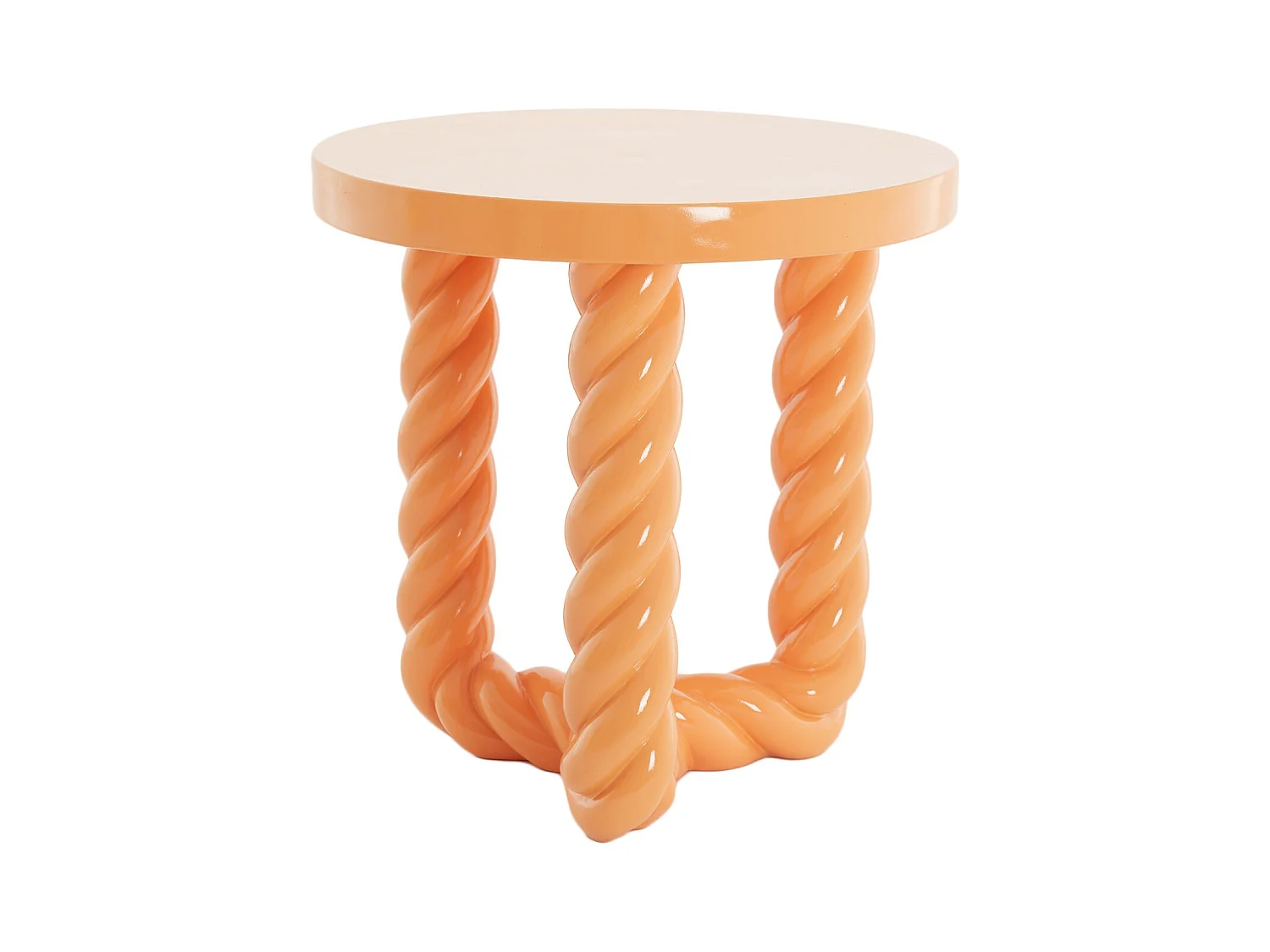 Table d'appoint VALLEJO - Ø46x46cm - Orange