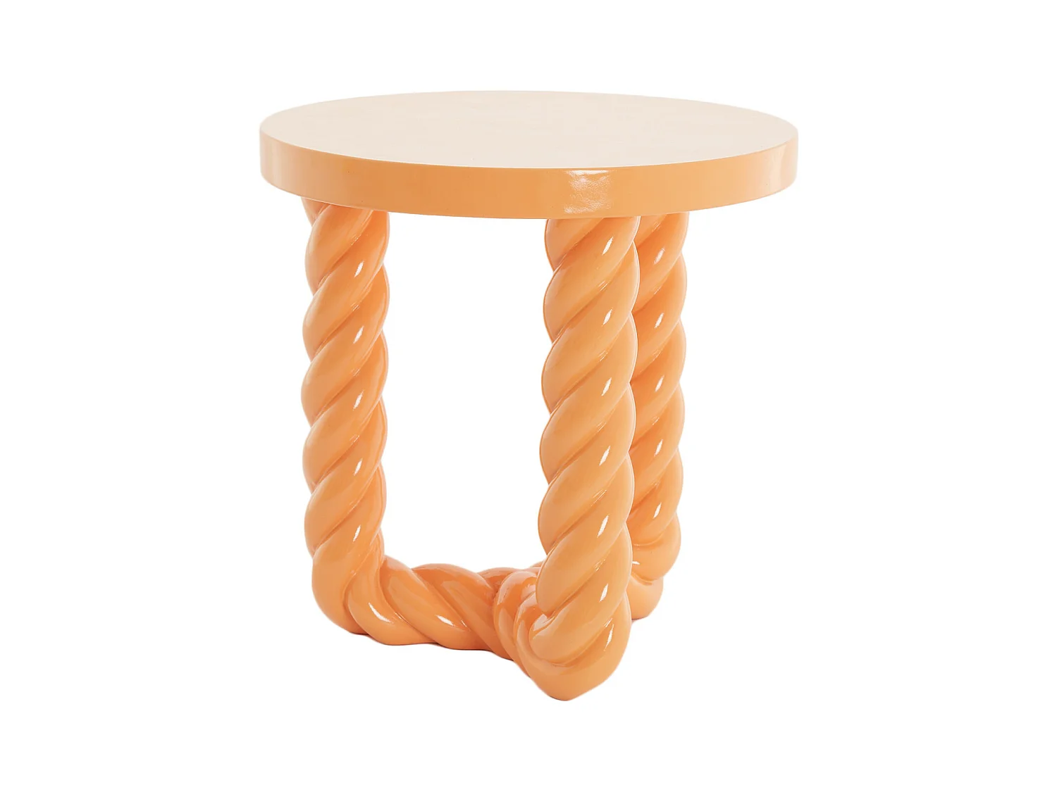 Table d'appoint VALLEJO - Ø46x46cm - Orange