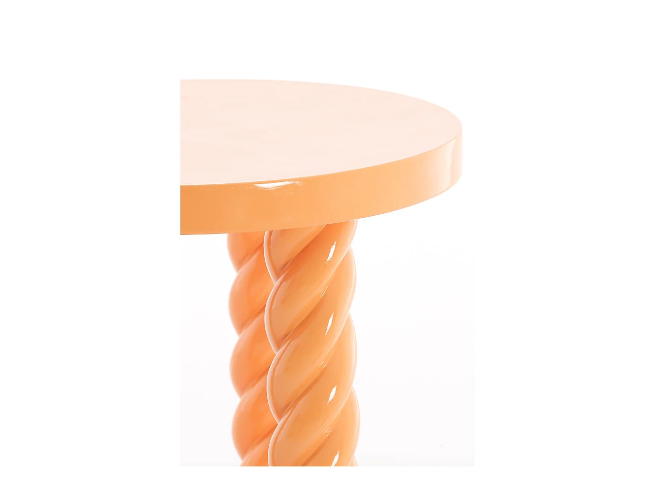Table d'appoint VALLEJO - Ø46x46cm - Orange