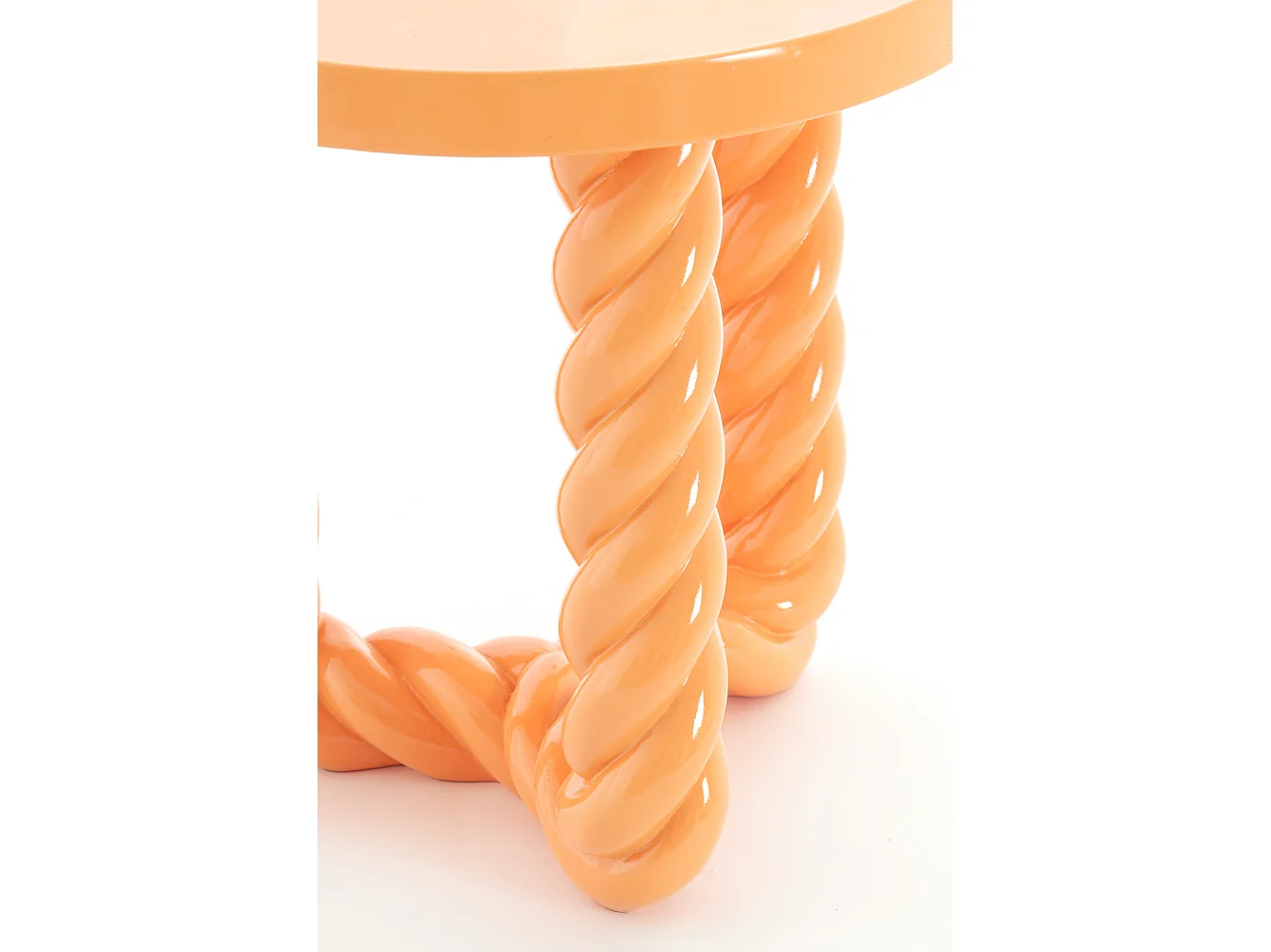Table d'appoint VALLEJO - Ø46x46cm - Orange