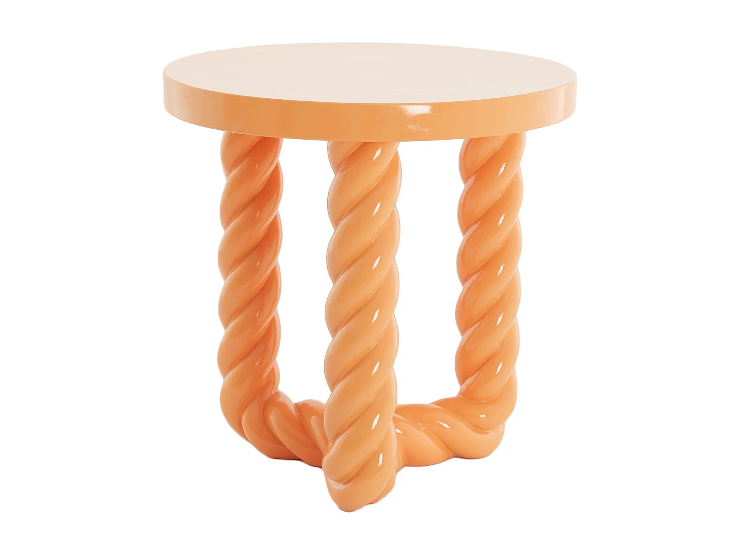 Table d'appoint VALLEJO - Ø46x46cm - Orange