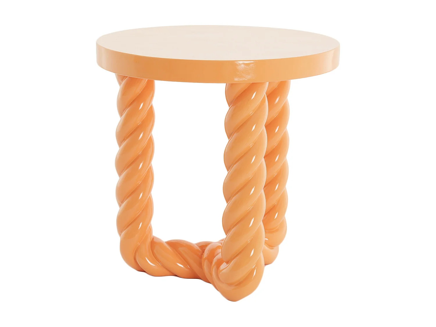 Table d'appoint VALLEJO - Ø46x46cm - Orange
