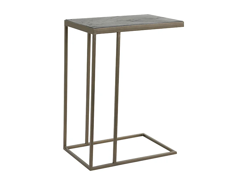 Table d'appoint CHISA - 45x30x62cm - Marron