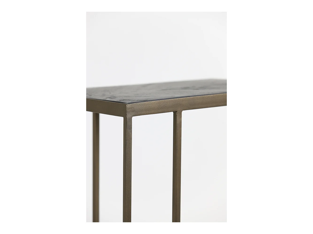 Table d'appoint CHISA - 45x30x62cm - Marron