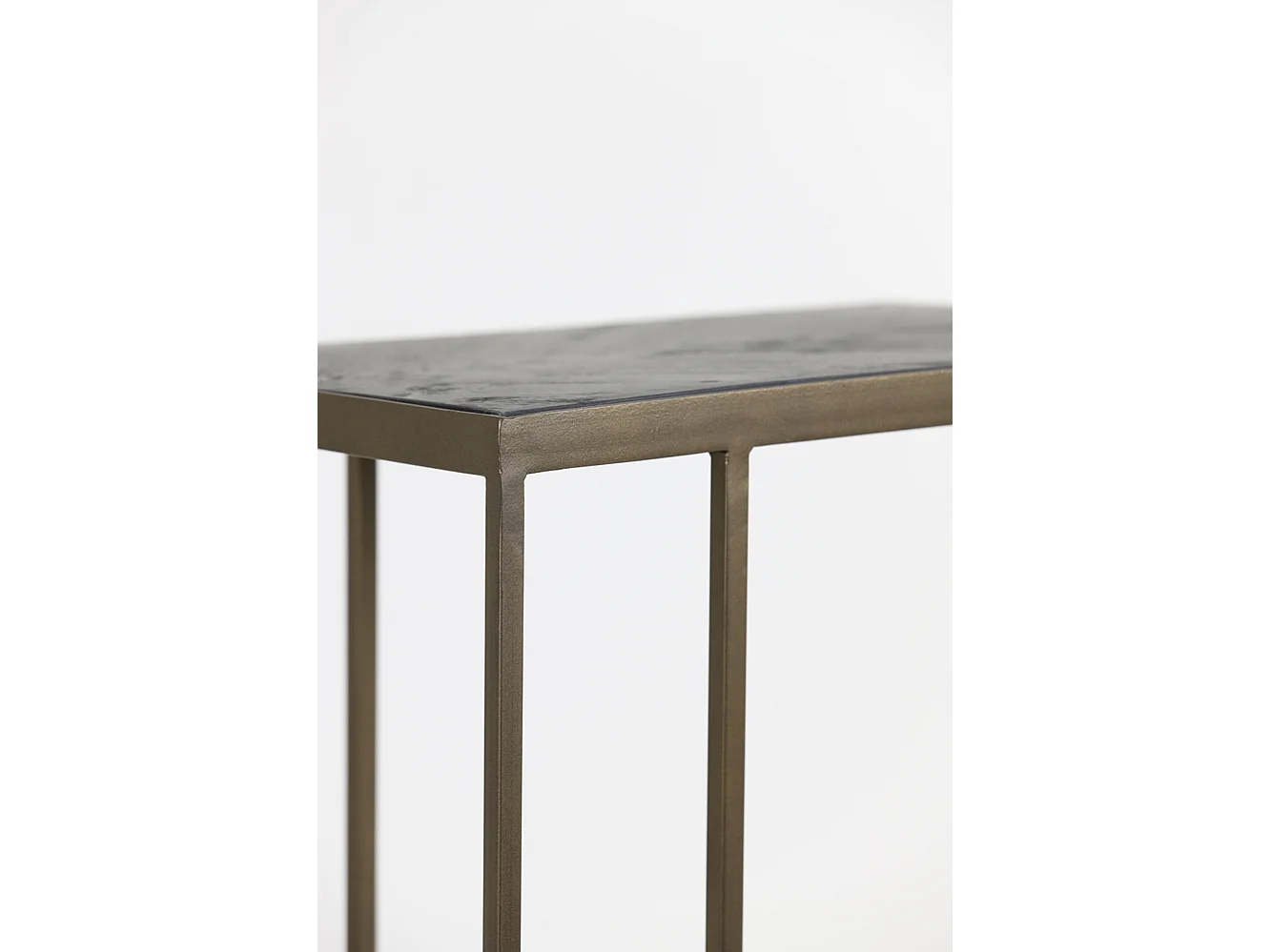 Mesa auxiliar CHISA - 45x30x62cm - Marrón