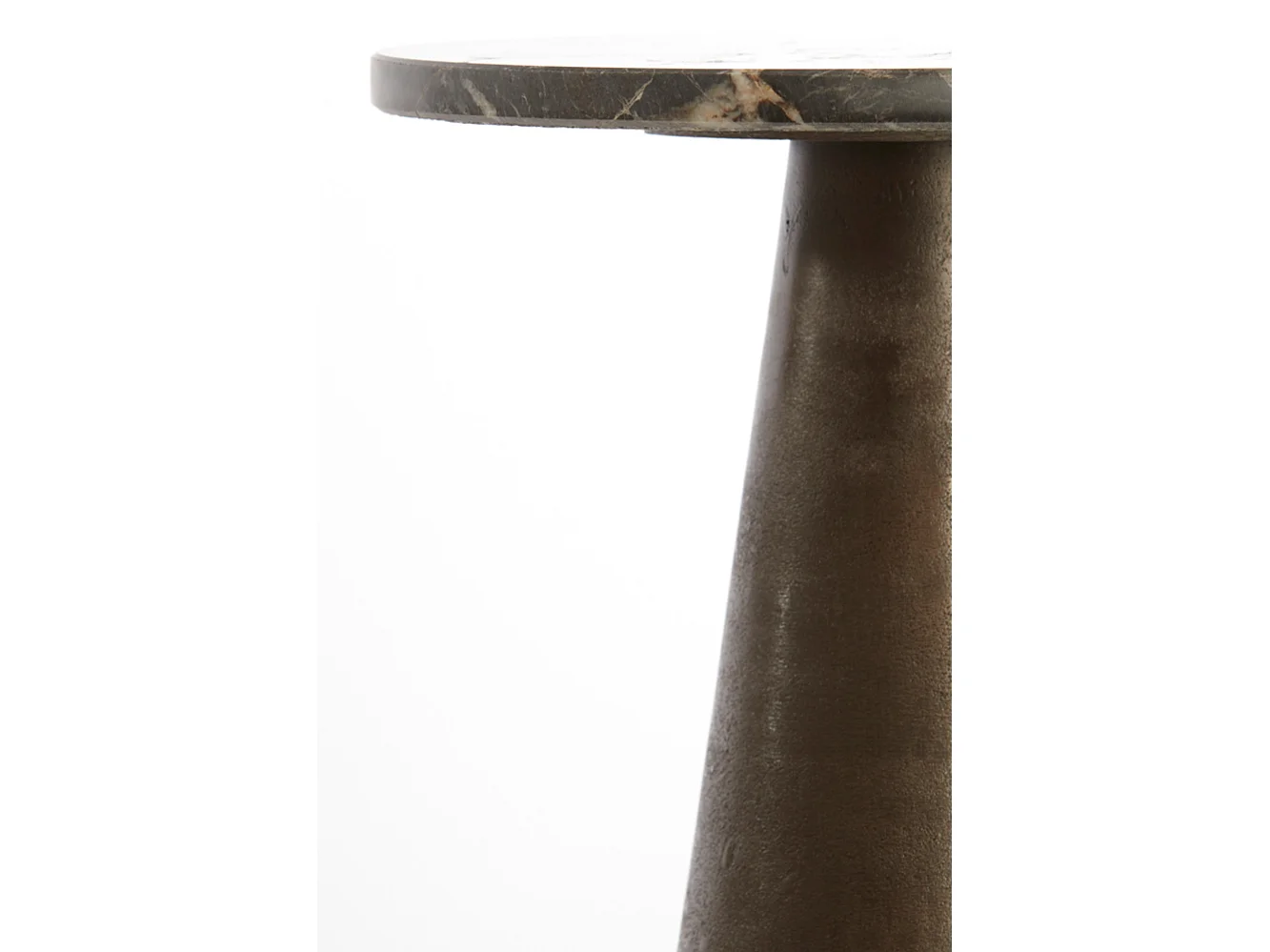 Table d'appoint YNEZ - Ø29x43cm - Marron