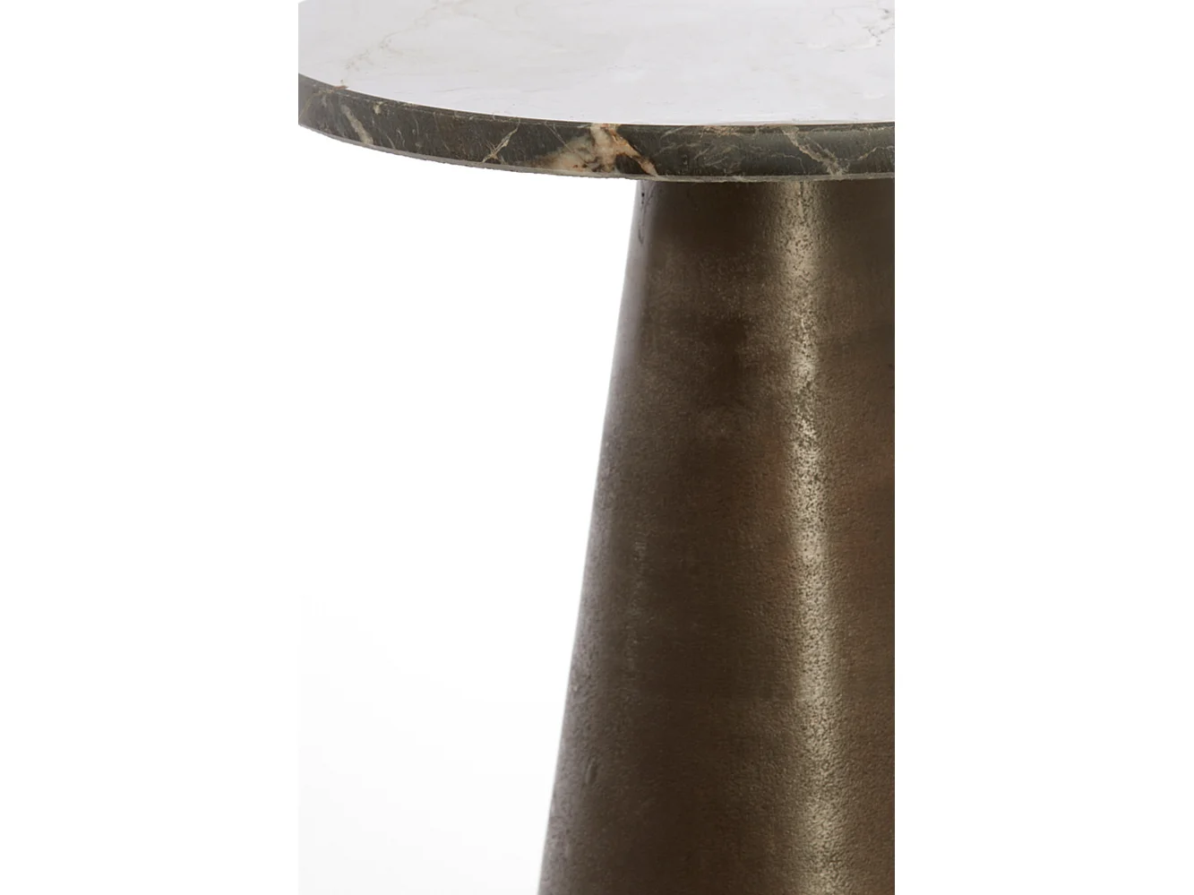 Table d'appoint YNEZ - Ø29x43cm - Marron