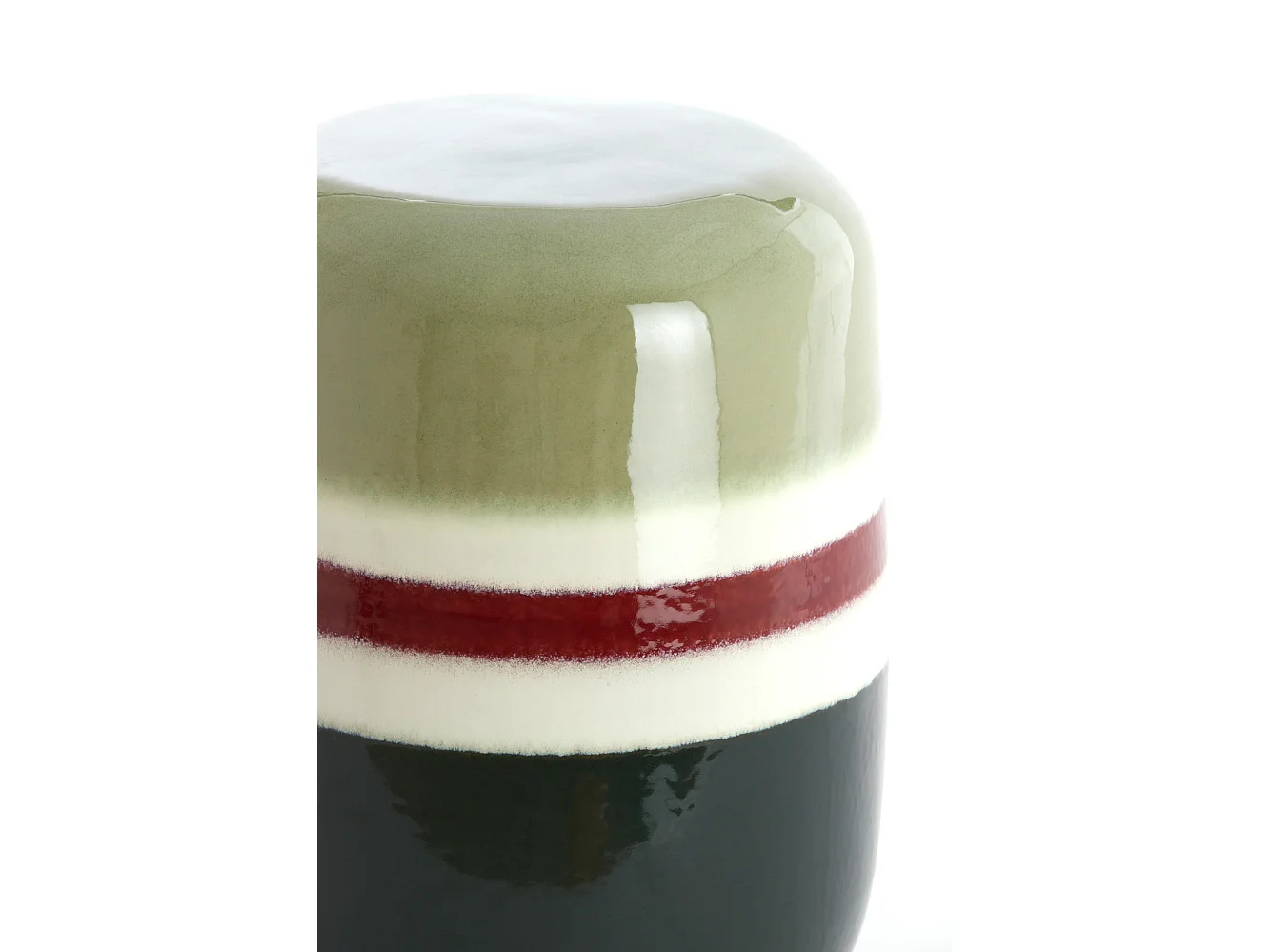 Table d'appoint FRANCA - Ø30,5x26cm - Vert