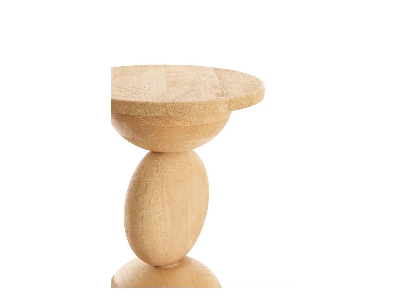 Table d'appoint MIRTO - Ø40x50cm - Marron