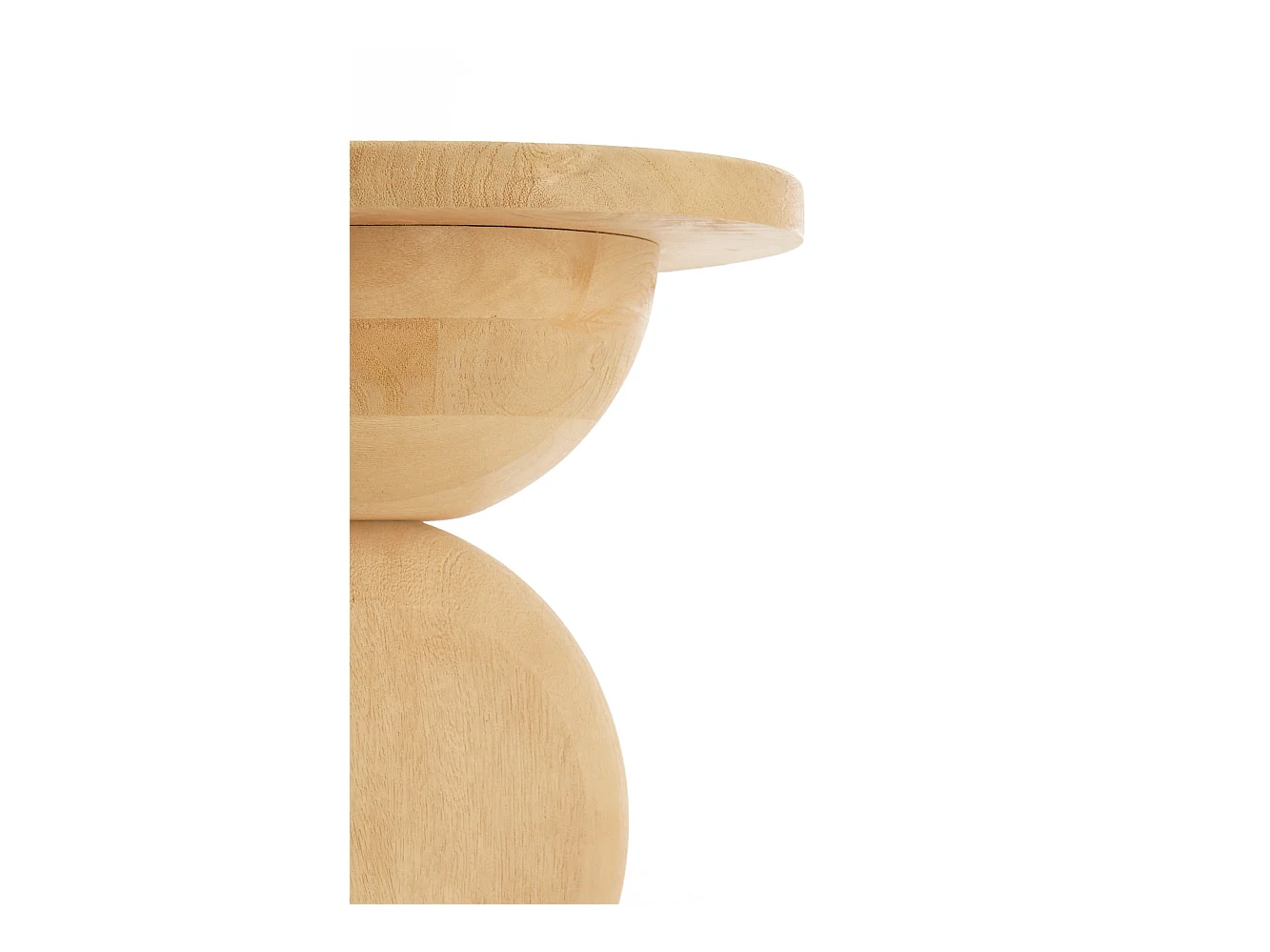 Table d'appoint MIRTO - Ø40x50cm - Marron