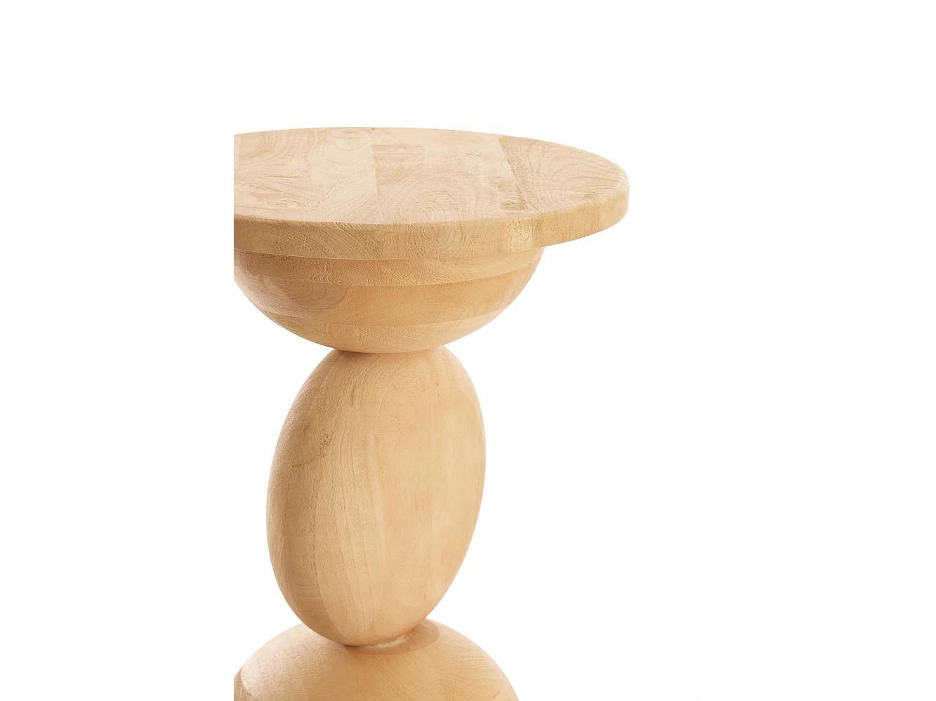 Beistelltisch MIRTO - Ø40x50cm - Braun