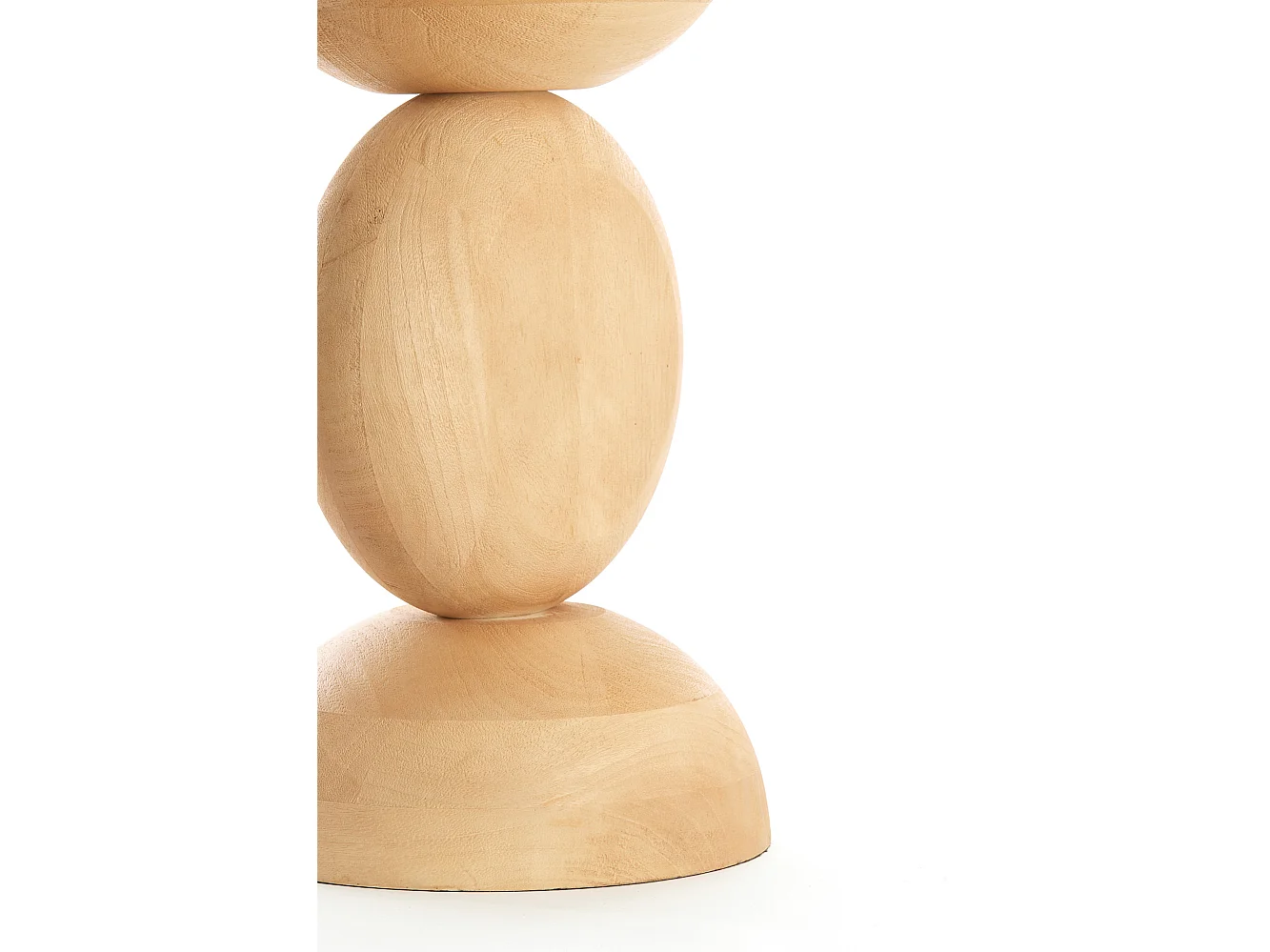 Beistelltisch MIRTO - Ø40x50cm - Braun