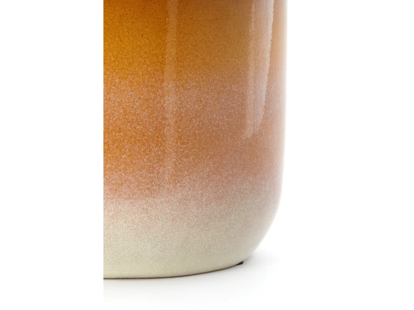 Table d'appoint FRANCA - Ø30,5x26cm - Jaune