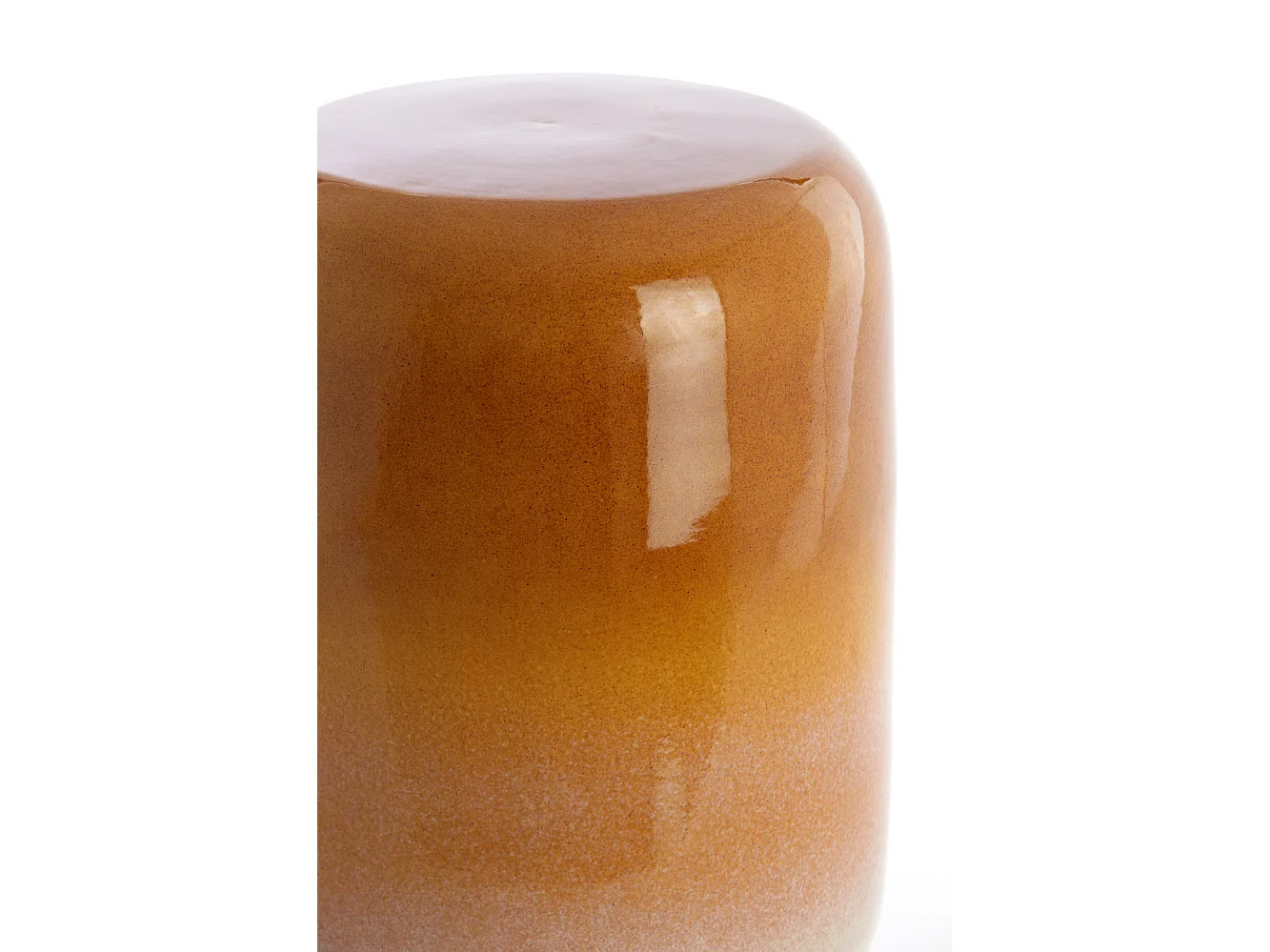 Table d'appoint FRANCA - Ø30,5x26cm - Jaune