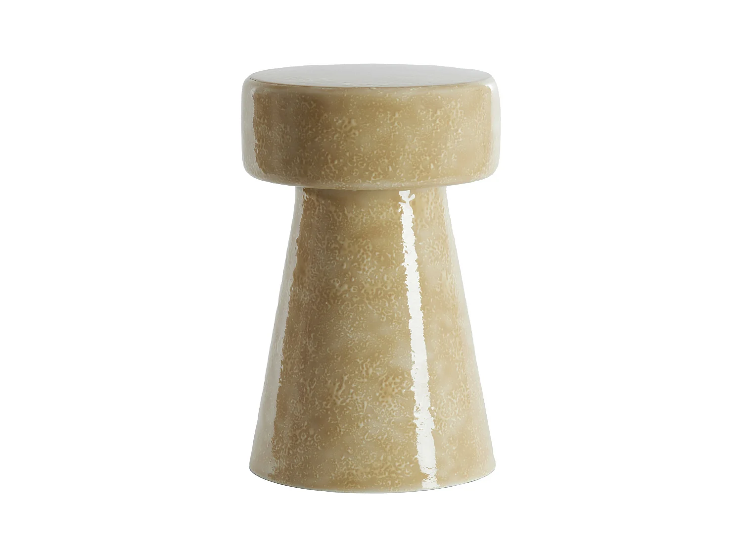 Table d'appoint DAKWA - Ø29x47cm - Marron