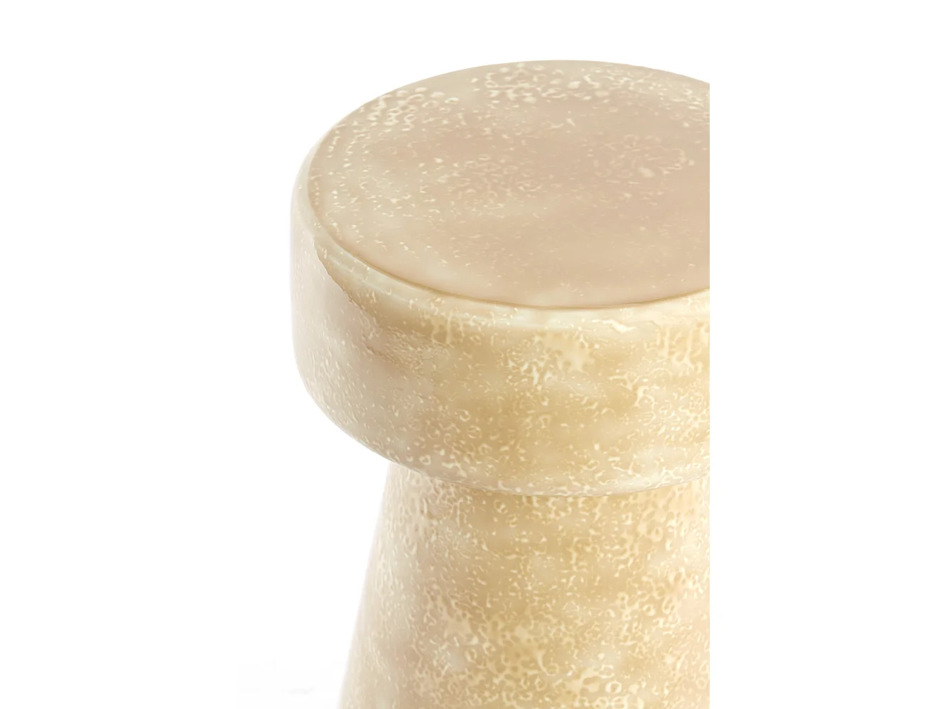 Bijzettafel DAKWA - Ø29x47cm - Bruin