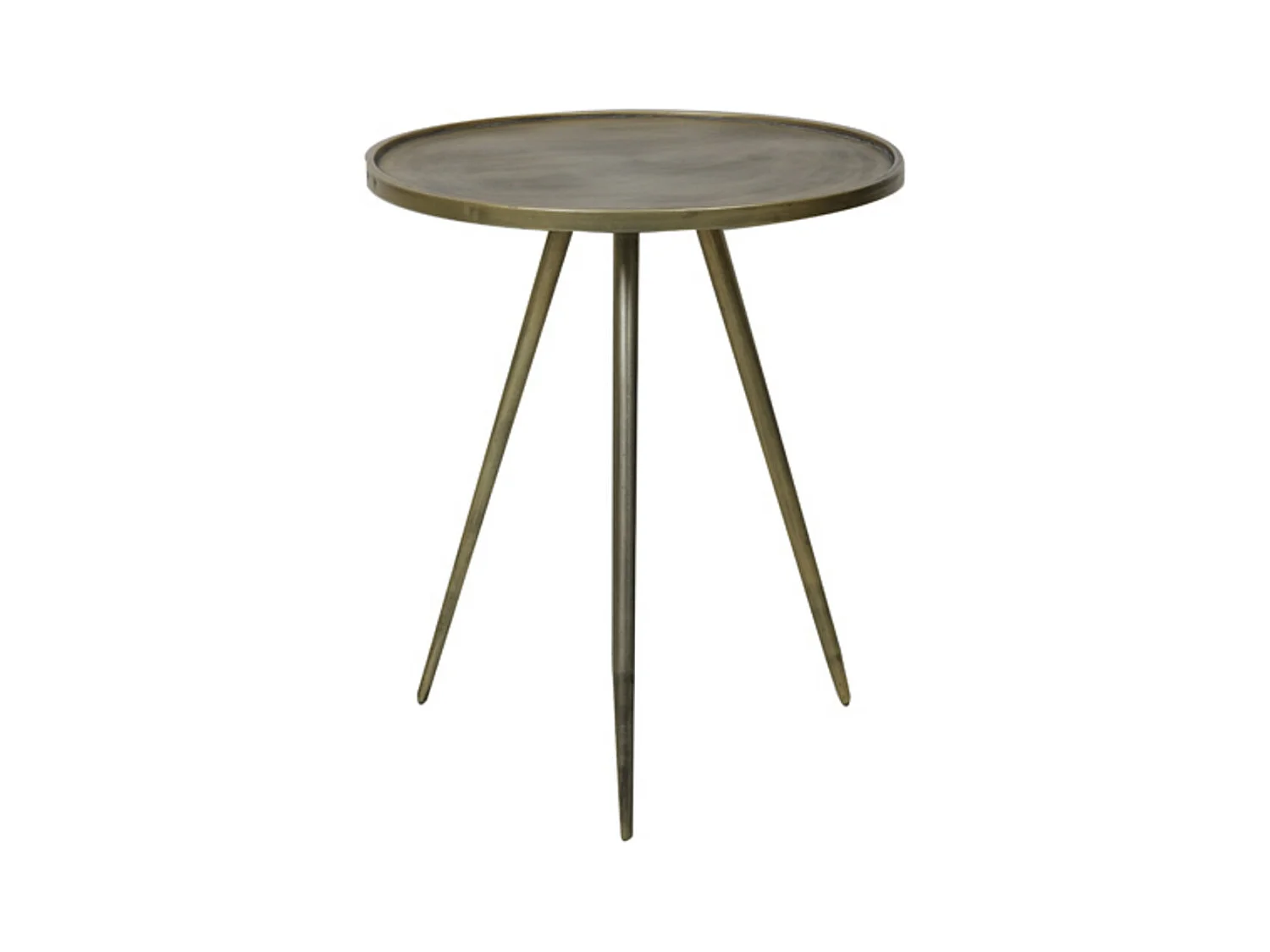 Table d'appoint ENVIRA - Ø51x60cm - Or