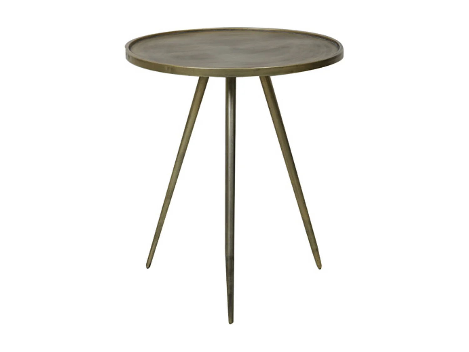Table d'appoint ENVIRA - Ø51x60cm - Or