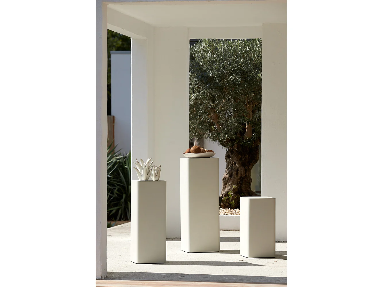 Colonne ALURIO - Ø30,5x80cm - Blanc