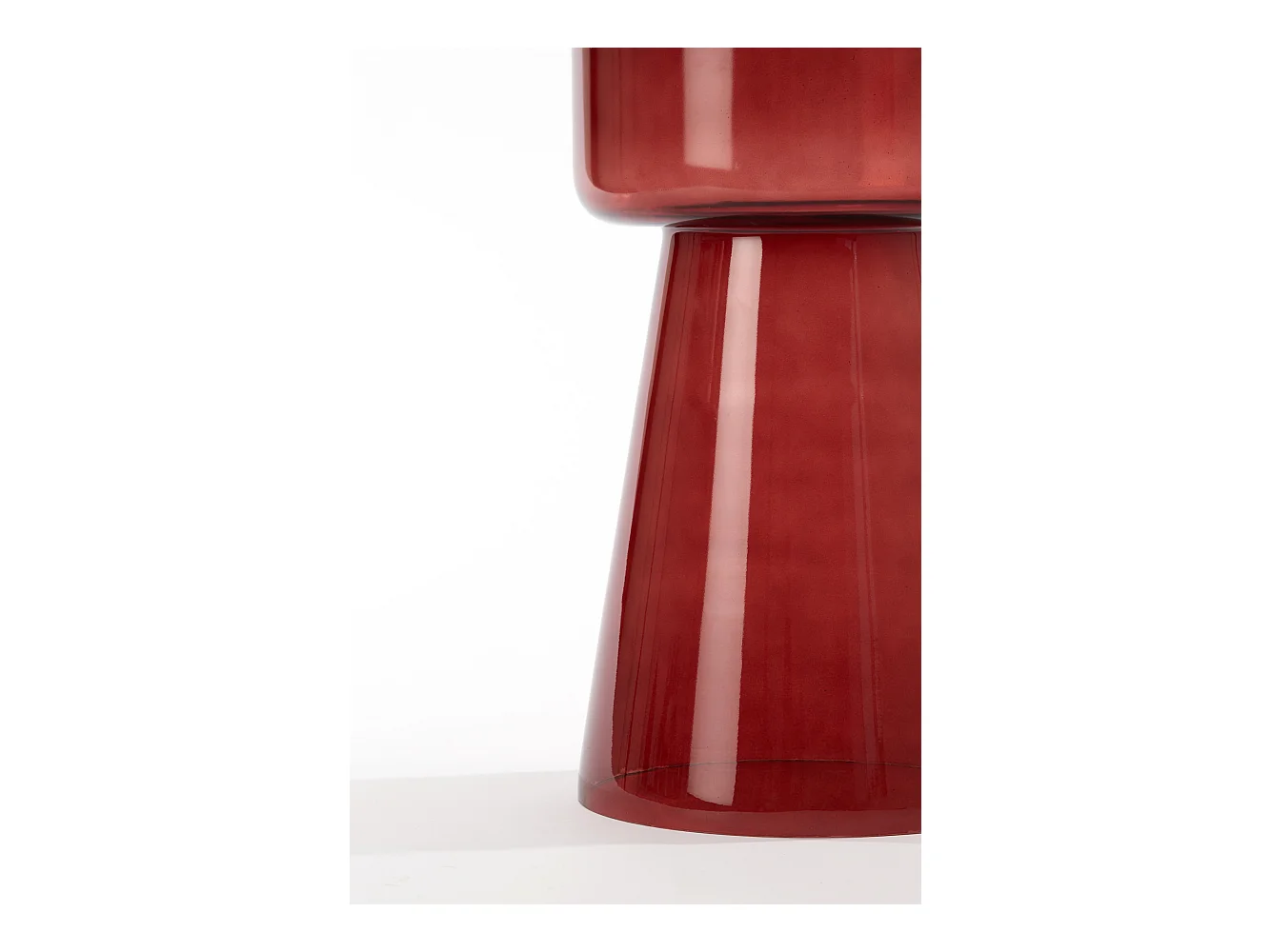 Beistelltisch DAKWA - Ø30x50cm - Rot