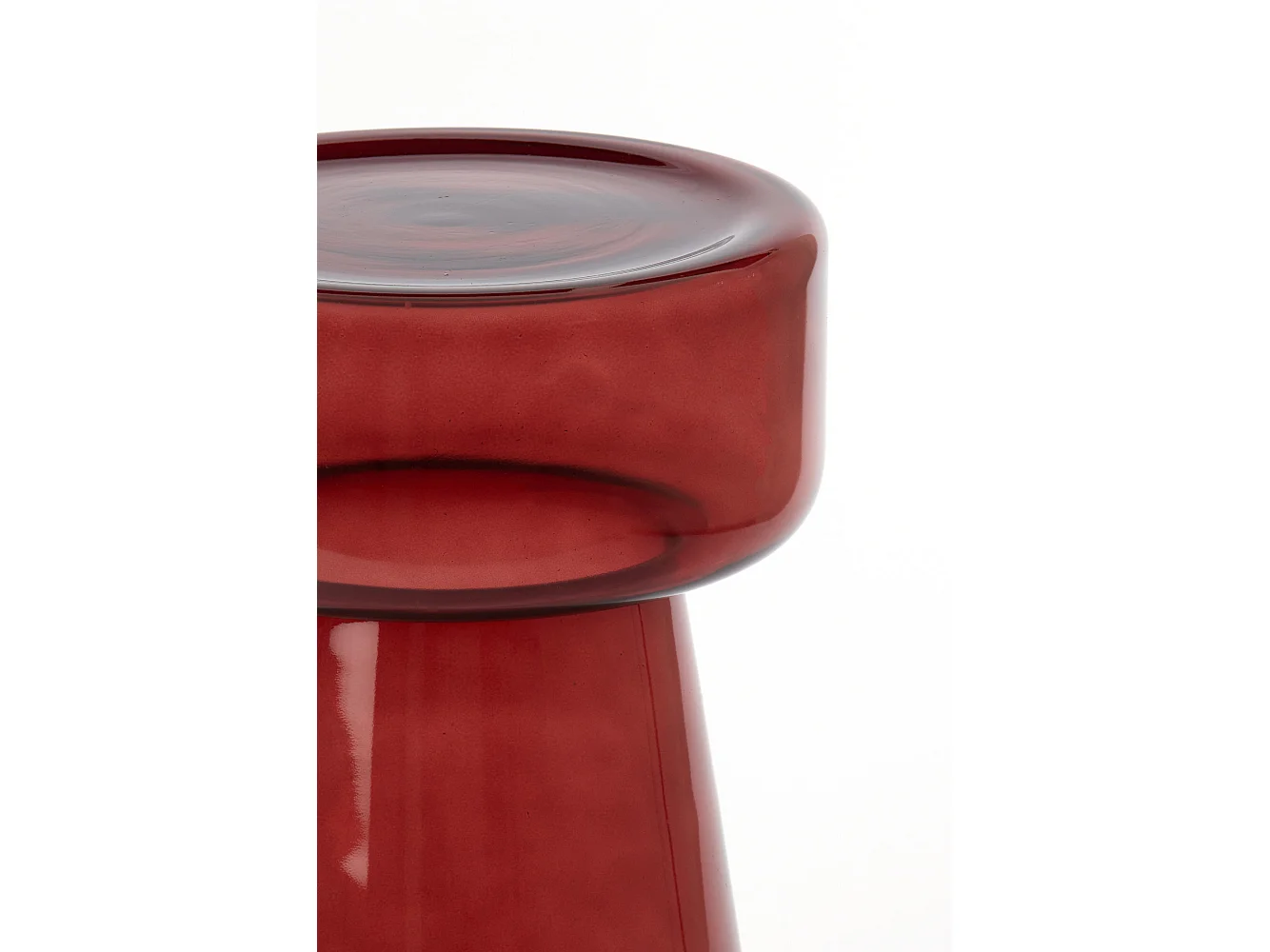 Mesa auxiliar DAKWA - Ø30x50cm - Roja