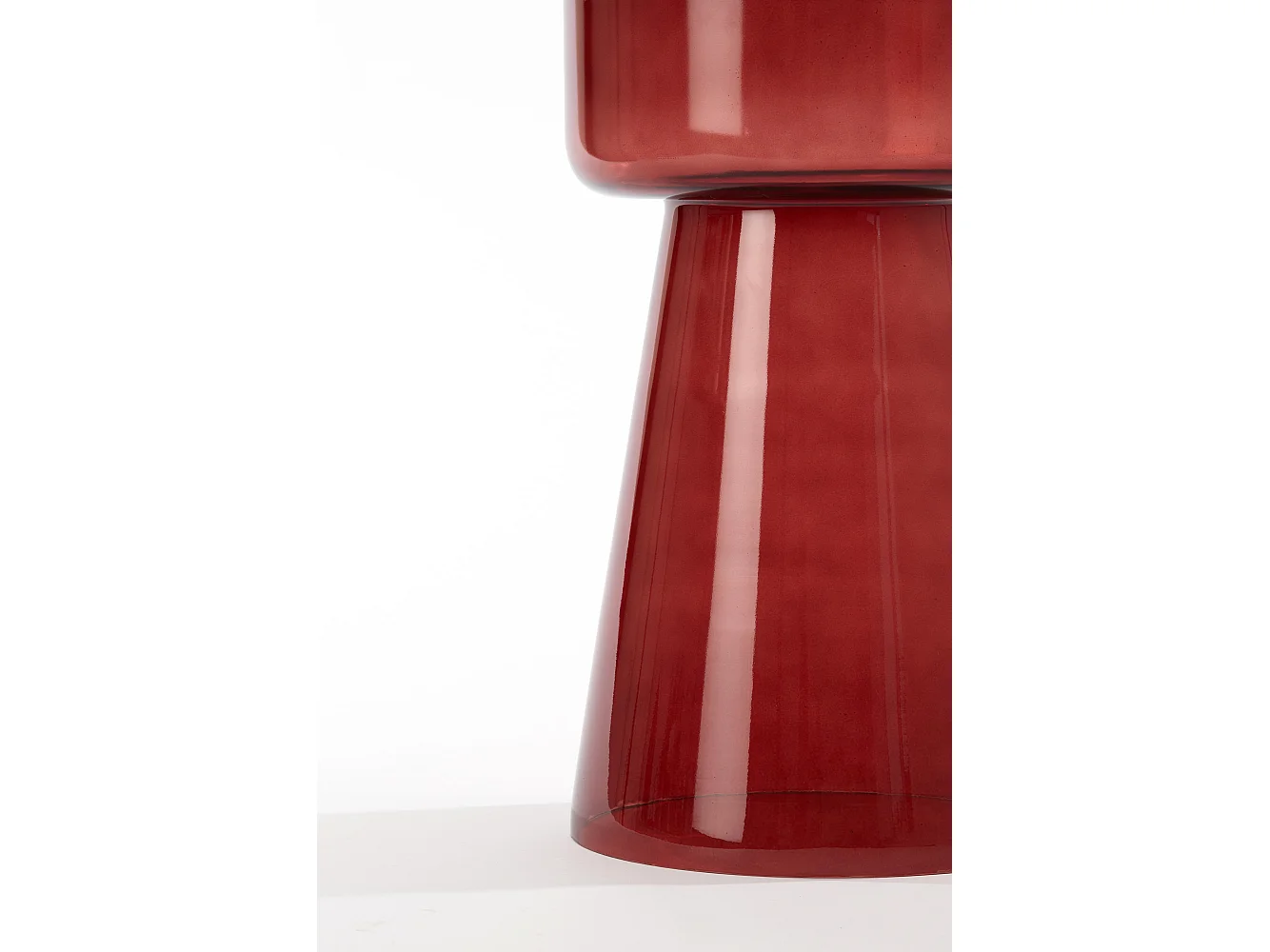 Mesa auxiliar DAKWA - Ø30x50cm - Roja