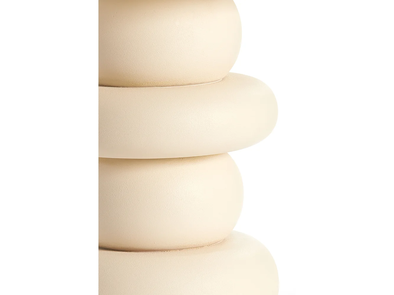 Table d'appoint AZALAS - Ø40x45cm - Blanc