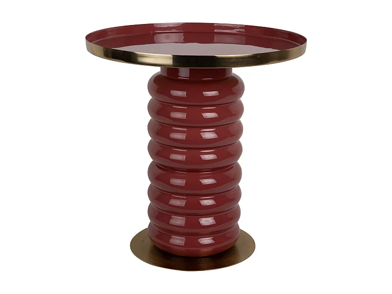 Table d'appoint Ruby - Ocre rouge