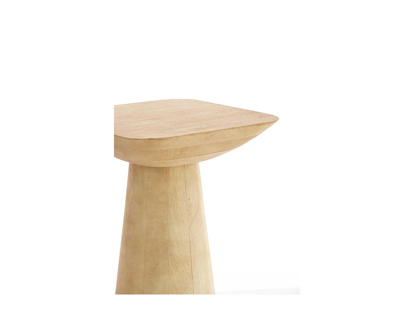 Bijzettafel DEGO - Ø33x53cm - Bruin