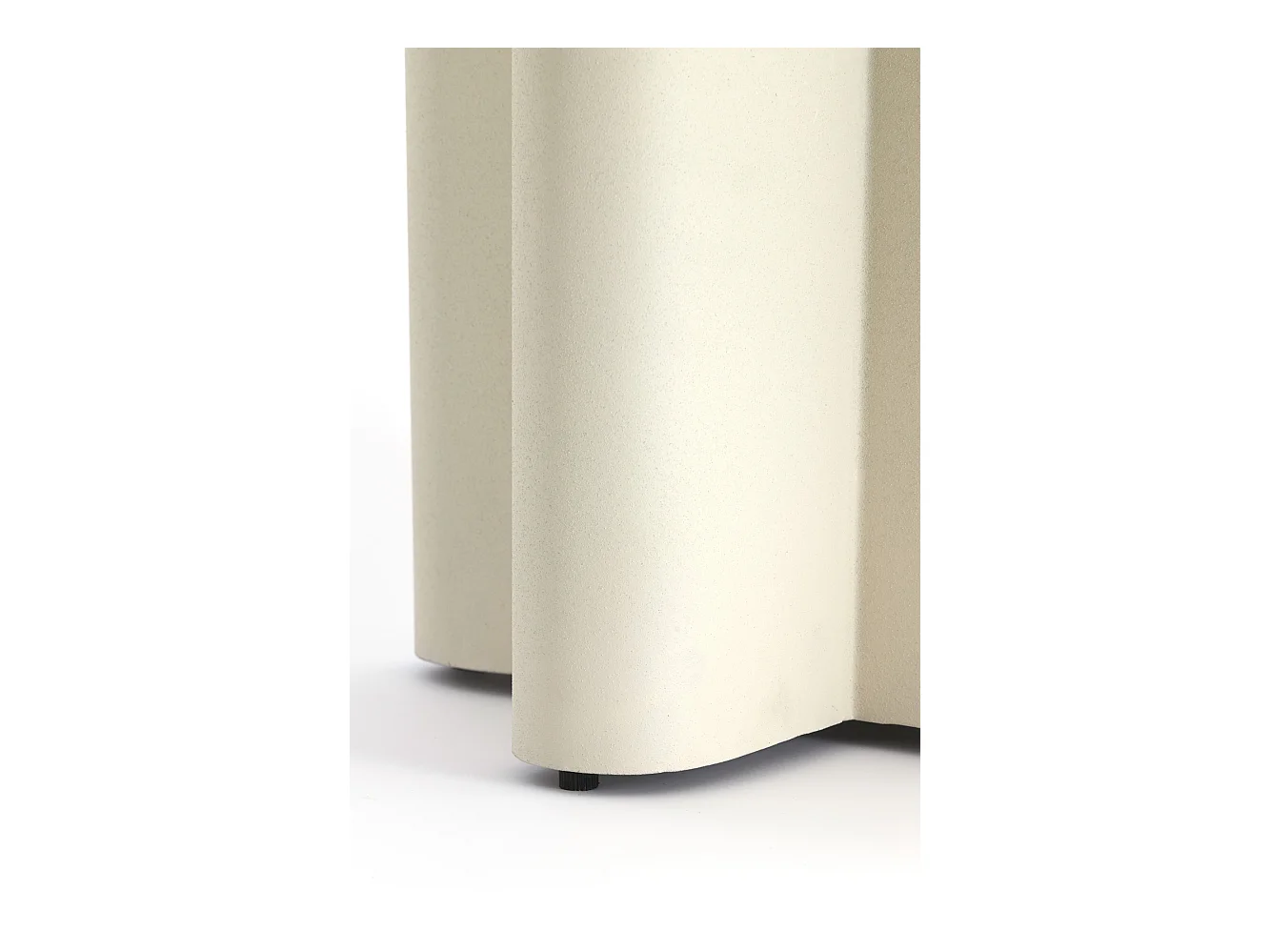 Table d'appoint MIKADO - Ø36x42cm - Blanc