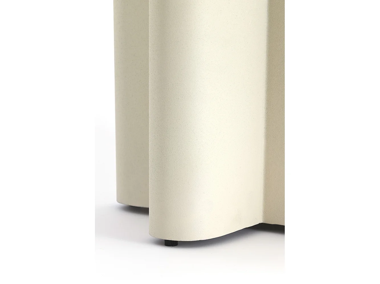 Table d'appoint MIKADO - Ø36x42cm - Blanc