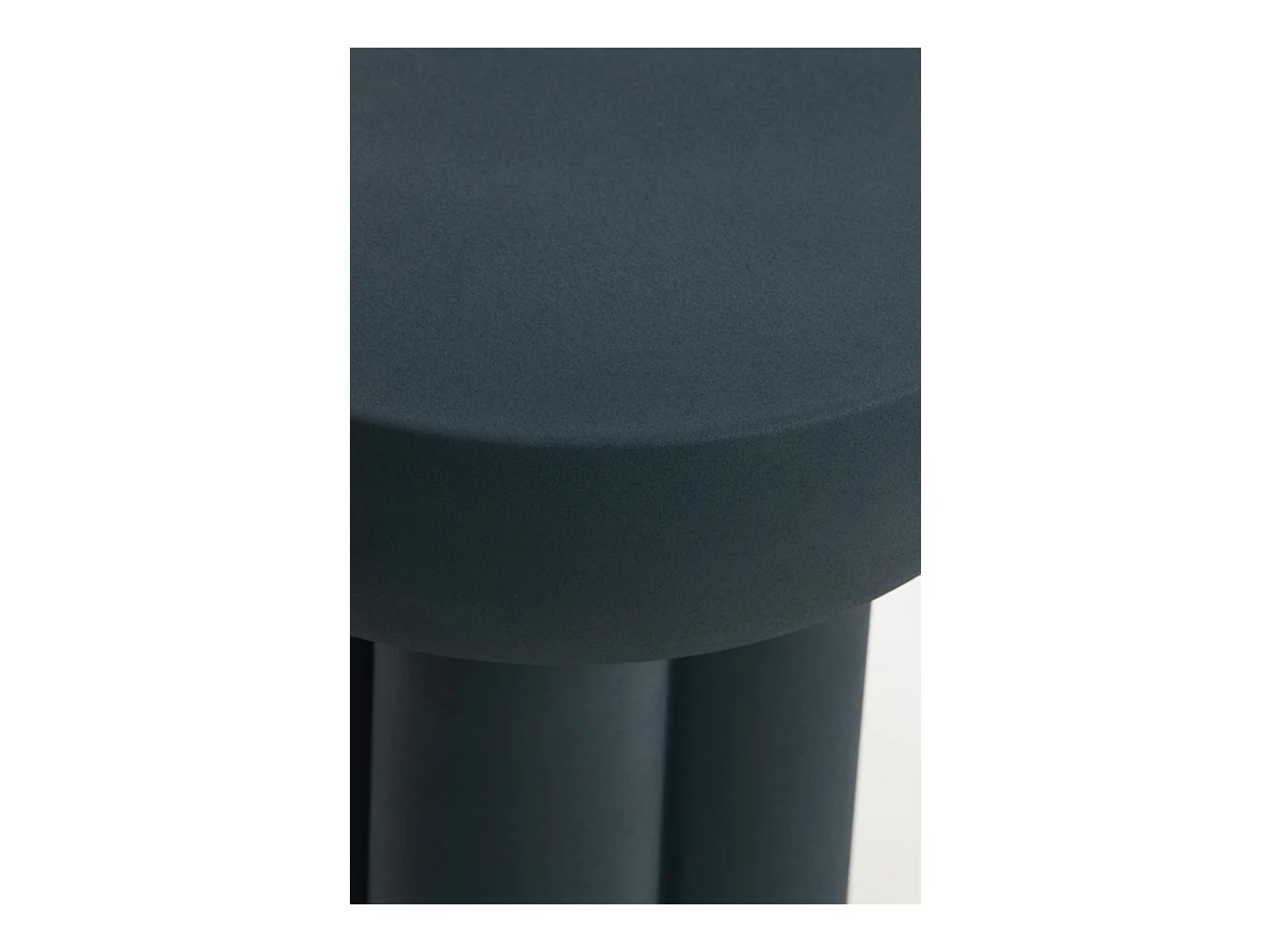 Table d'appoint MIKOLA - Ø46x50cm - Bleu