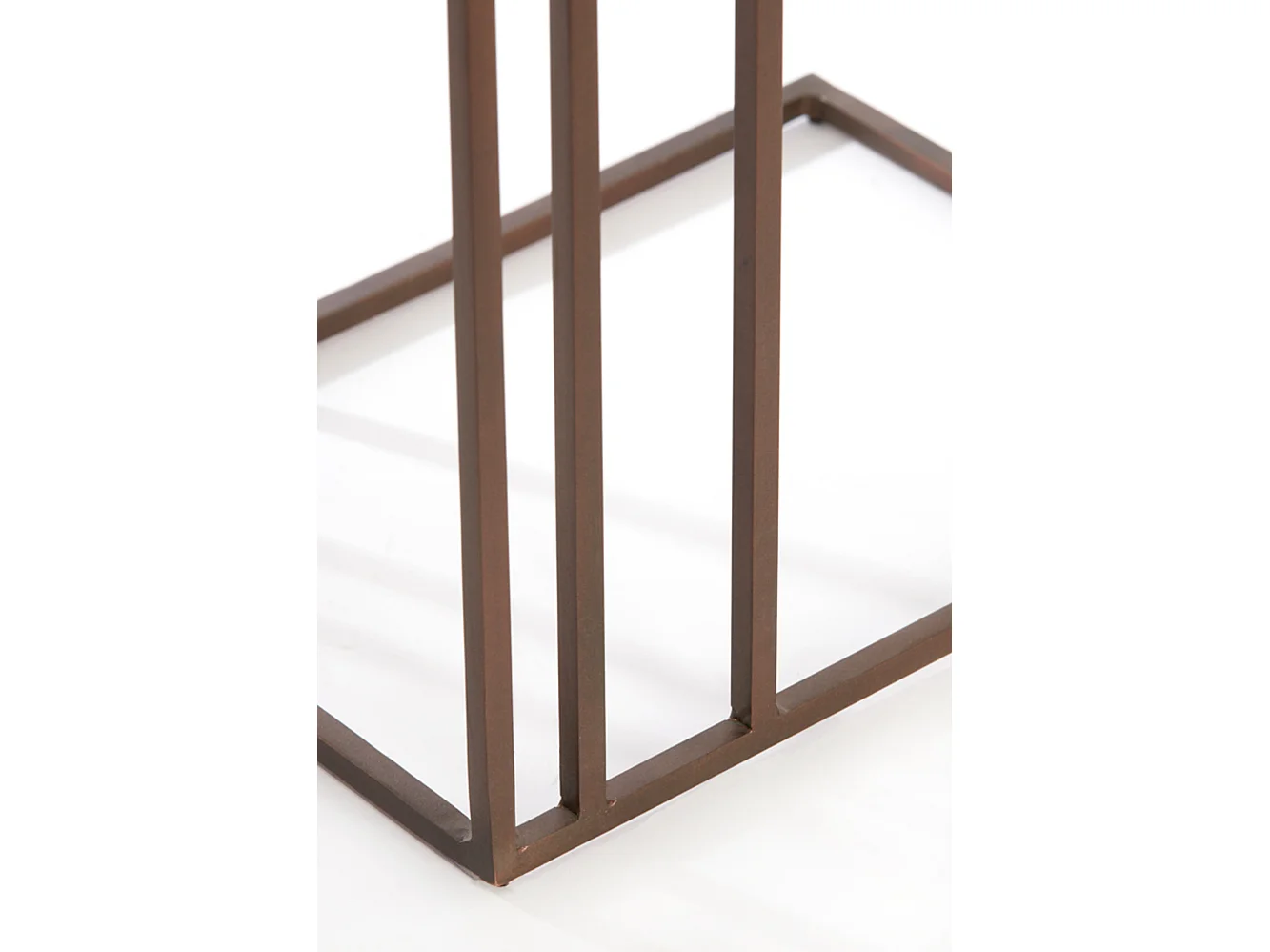 Beistelltisch ROSHAN - 41x31x66cm - Braun