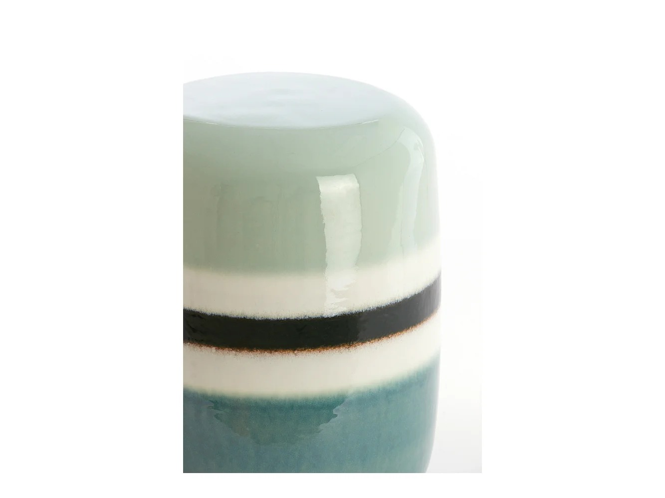 Table d'appoint FRANCA - Ø30,5x26cm - Vert