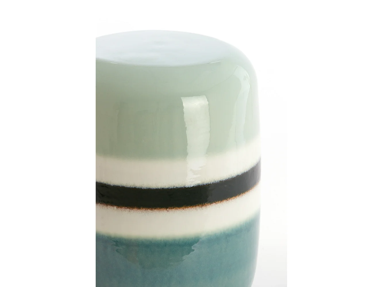 Table d'appoint FRANCA - Ø30,5x26cm - Vert