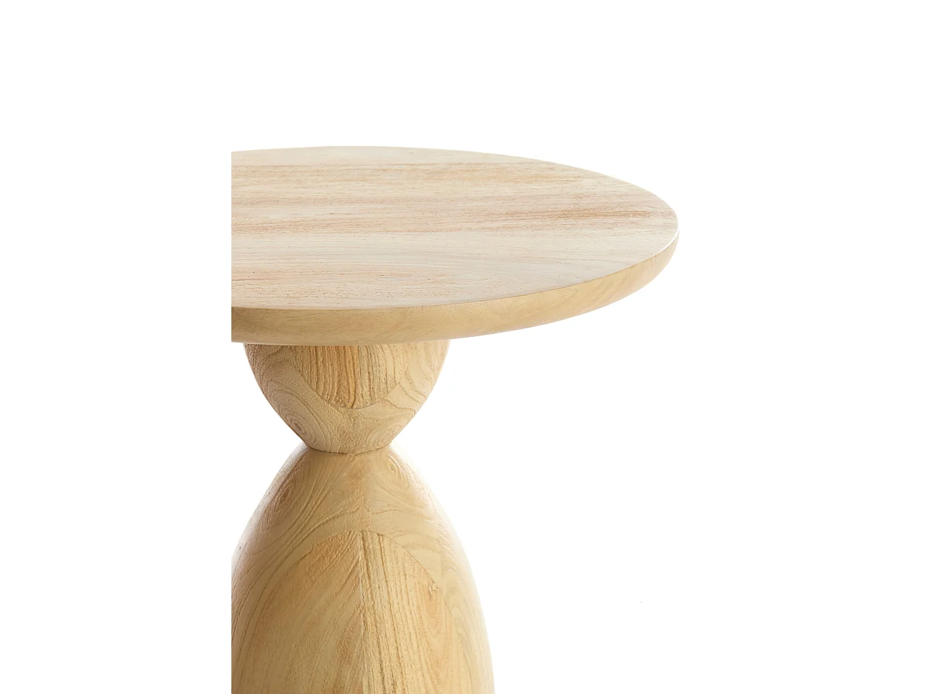 Table d'appoint TORIR - Ø40x50cm - Marron