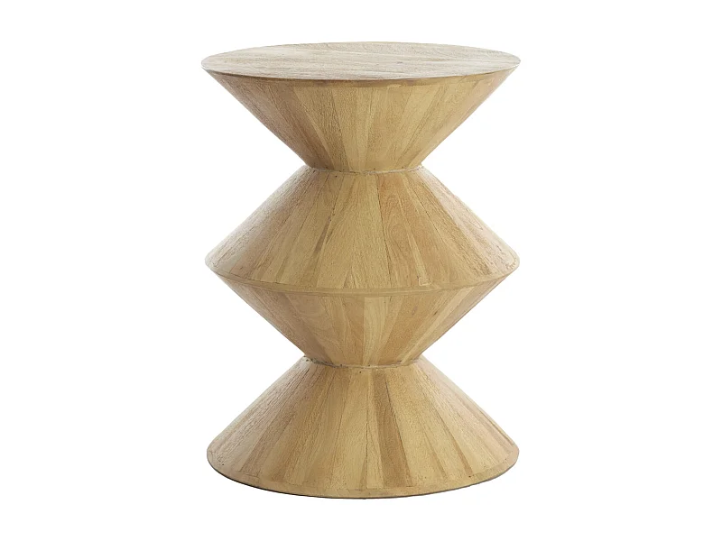 Table d'appoint LARUS - Ø40x50cm - Marron