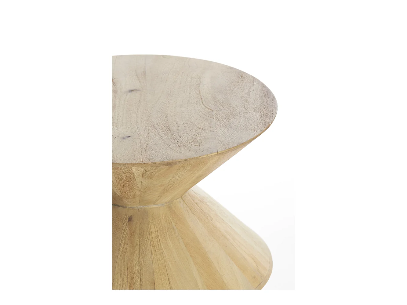 Table d'appoint LARUS - Ø40x50cm - Marron