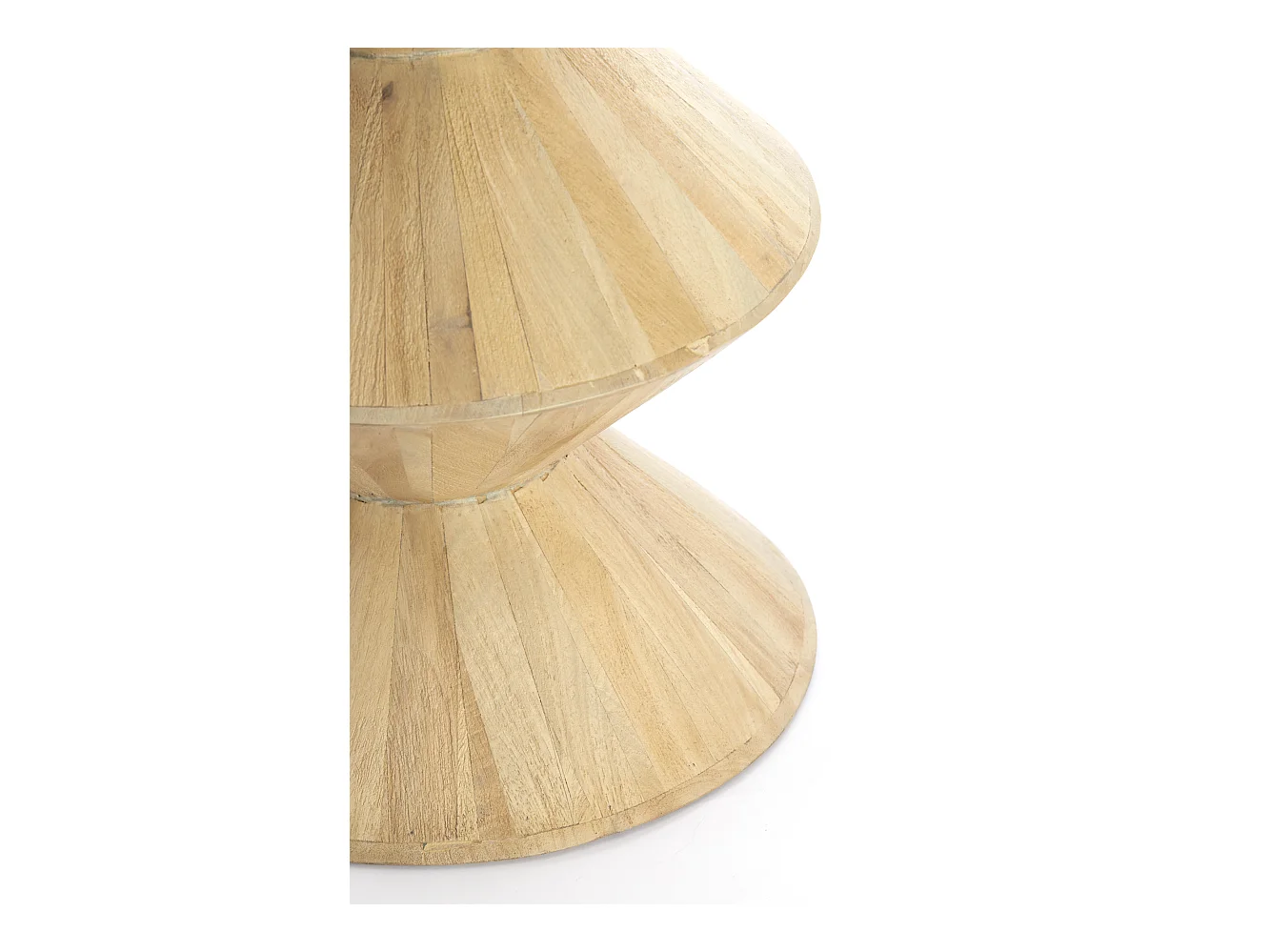 Table d'appoint LARUS - Ø40x50cm - Marron