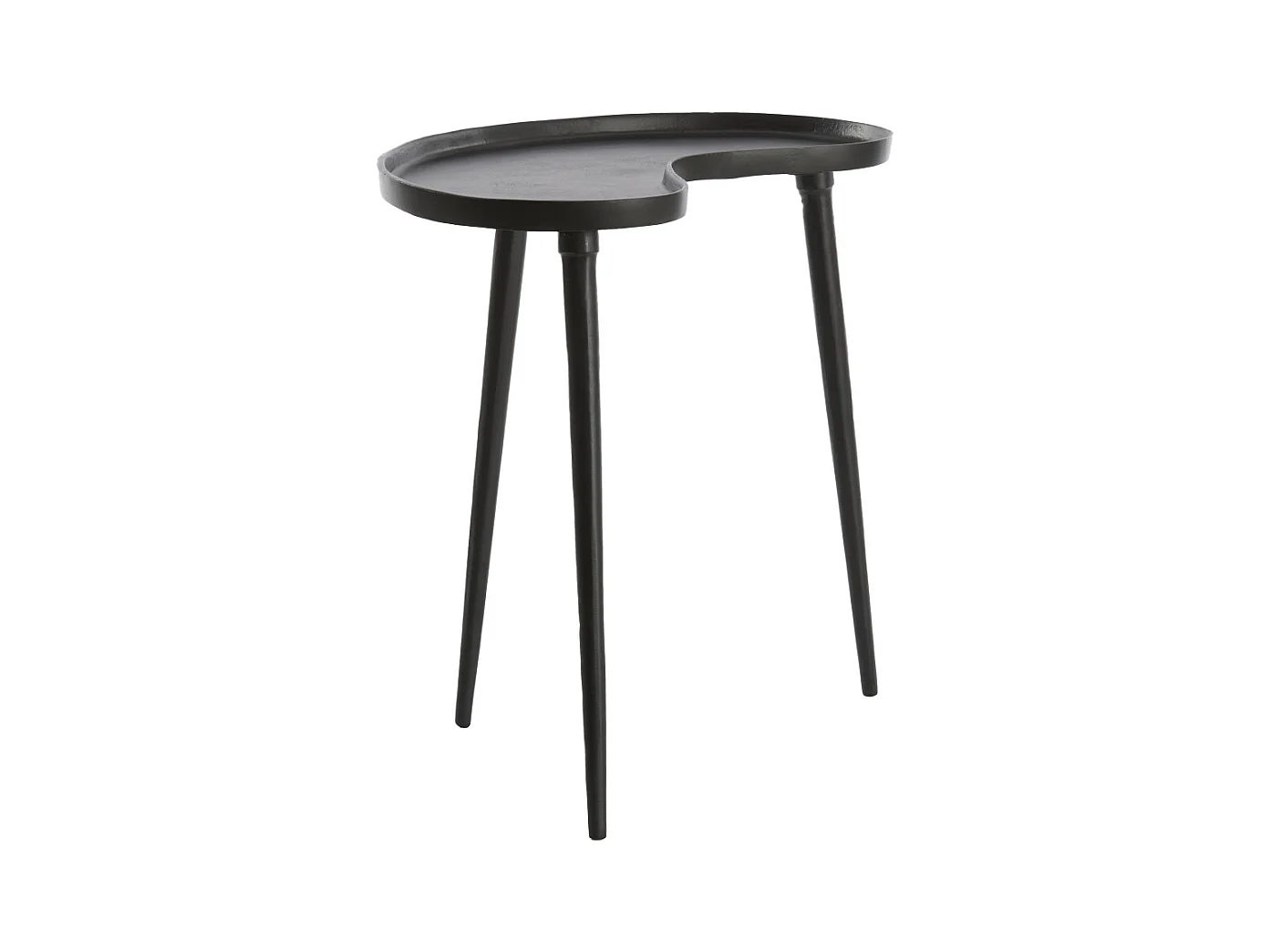 Table d'appoint LIENZ - 53x30x48cm - Noir