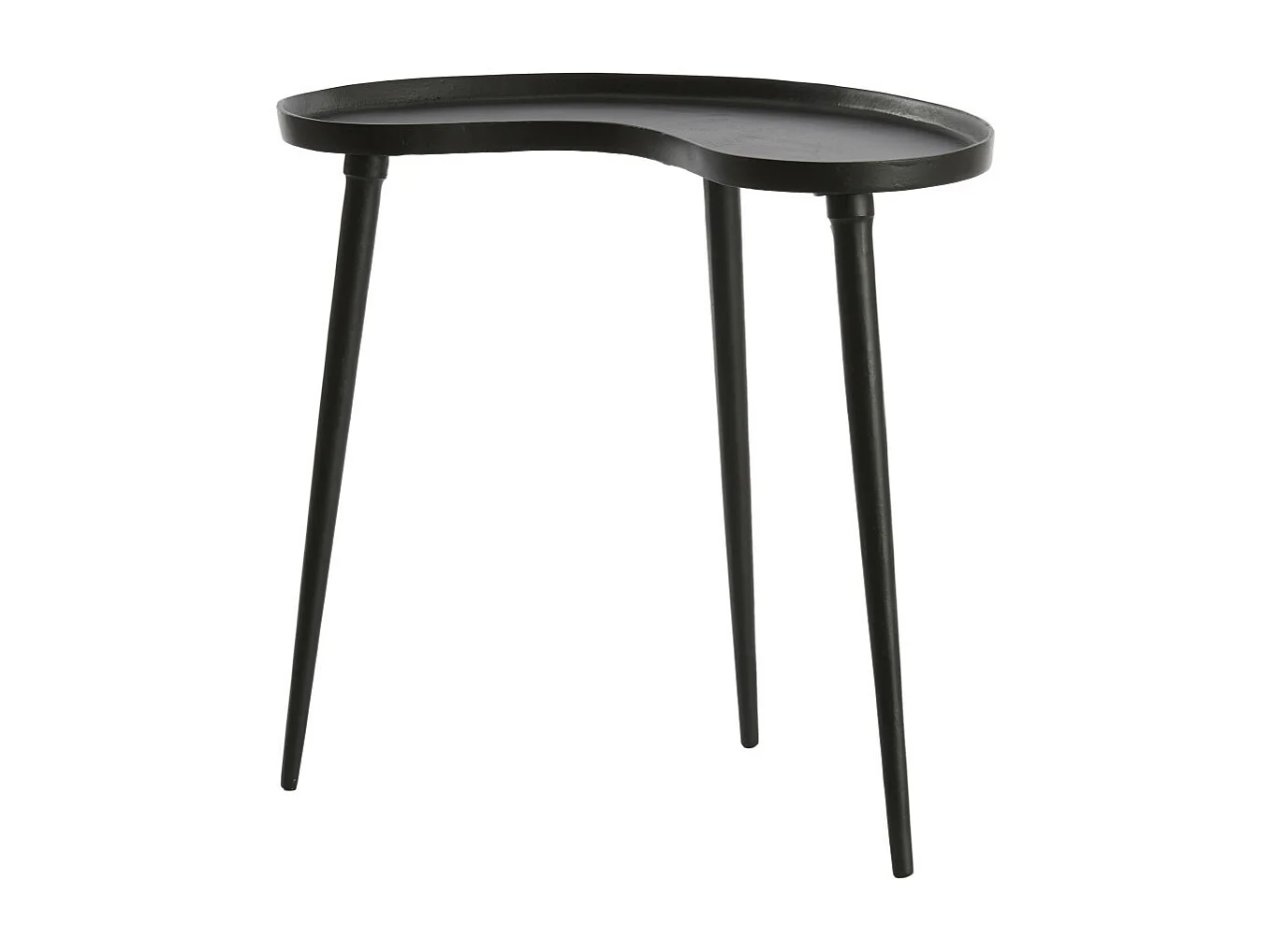 Table d'appoint LIENZ - 53x30x48cm - Noir