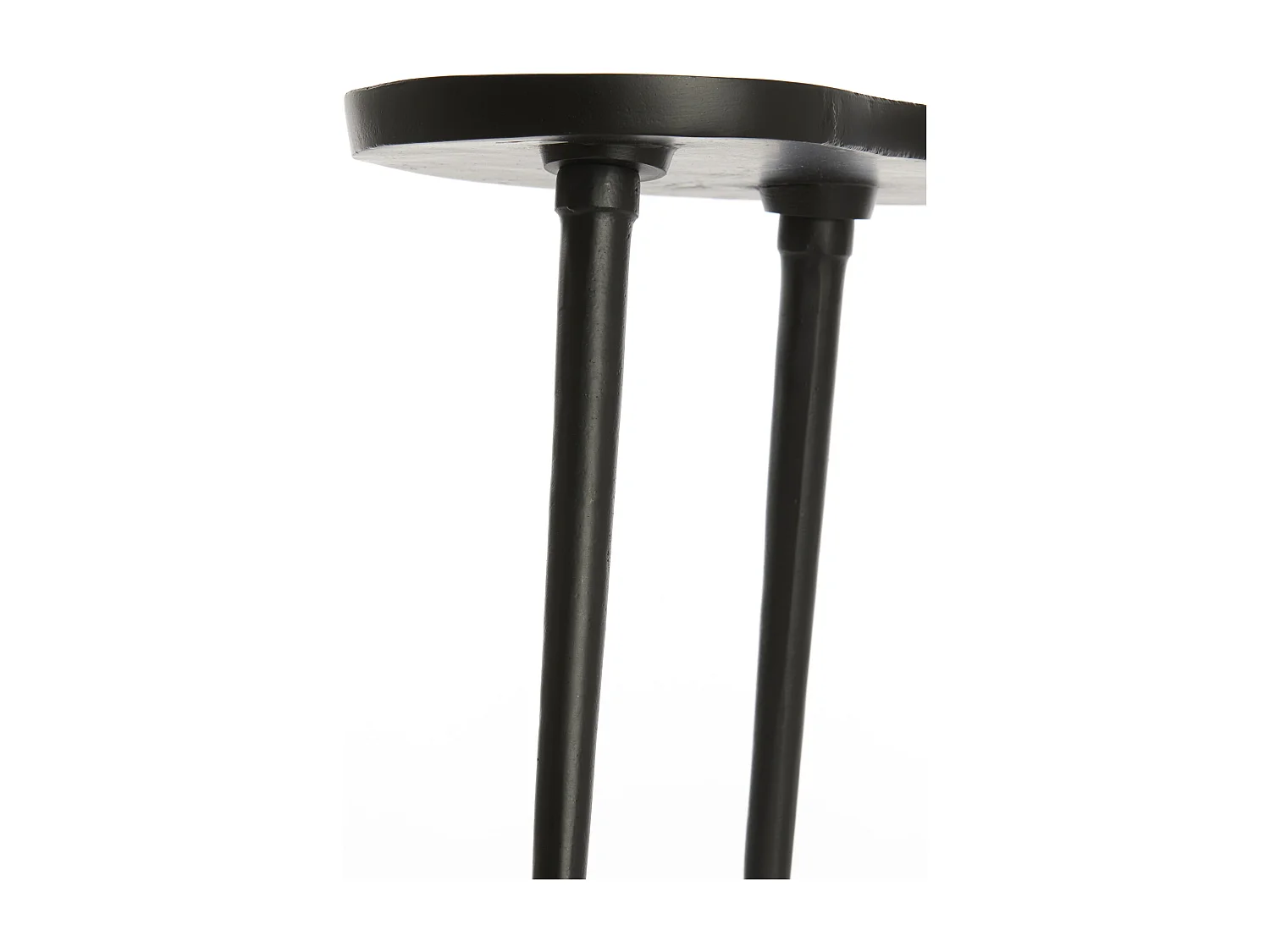 Table d'appoint LIENZ - 53x30x48cm - Noir